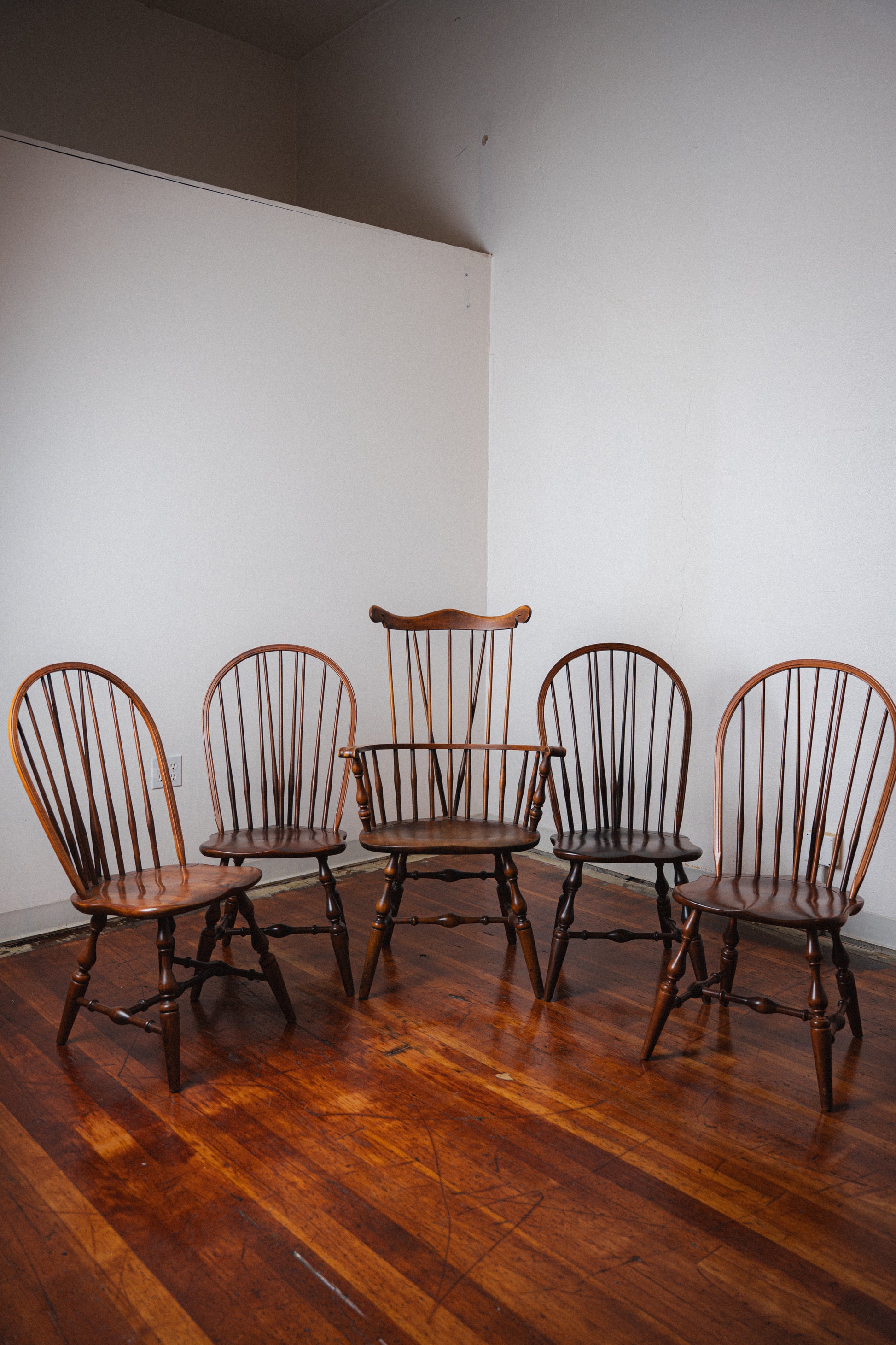 Windsor Chairs by Nichols & Stone Co. (Set of 5)