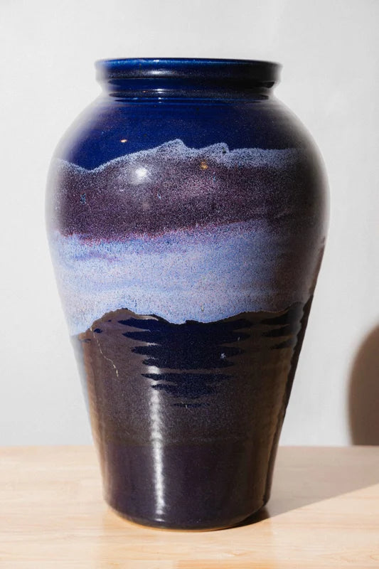 Floor Vase by Bruning Pottery