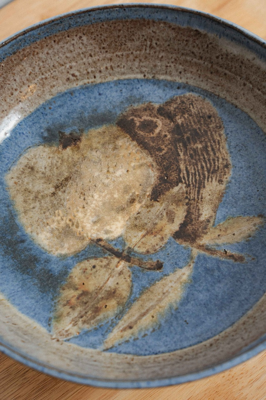 "Pond Farm" Stoneware Footed Bowl by Marguerite Wildenhain