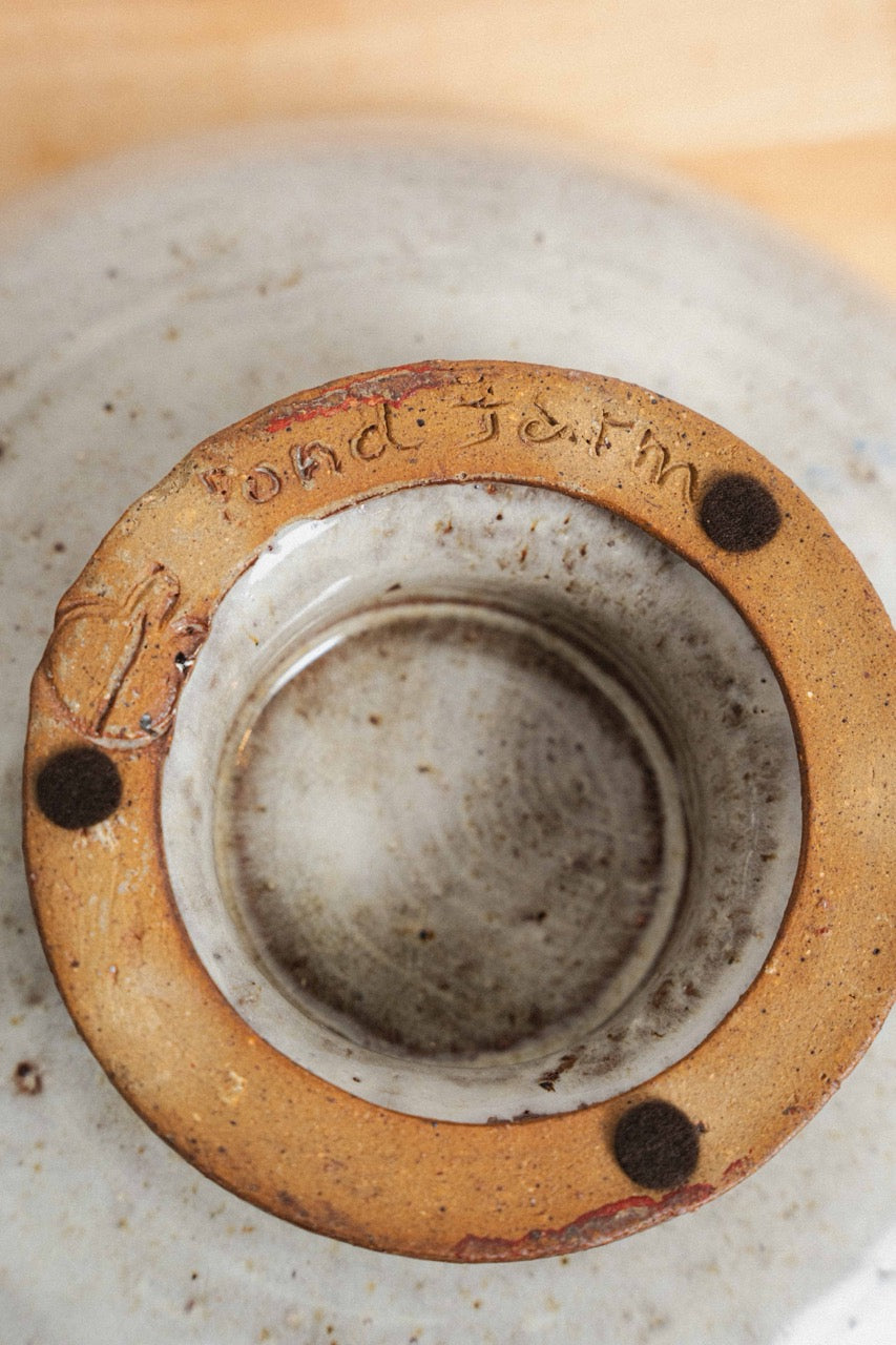 "Pond Farm" Stoneware Footed Bowl by Marguerite Wildenhain