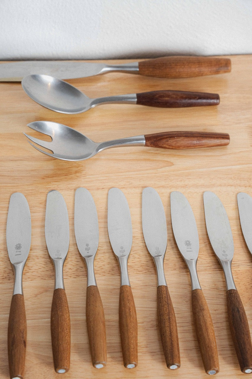 Dansk "Fjord" Flatware Set, 1950s, 43pcs