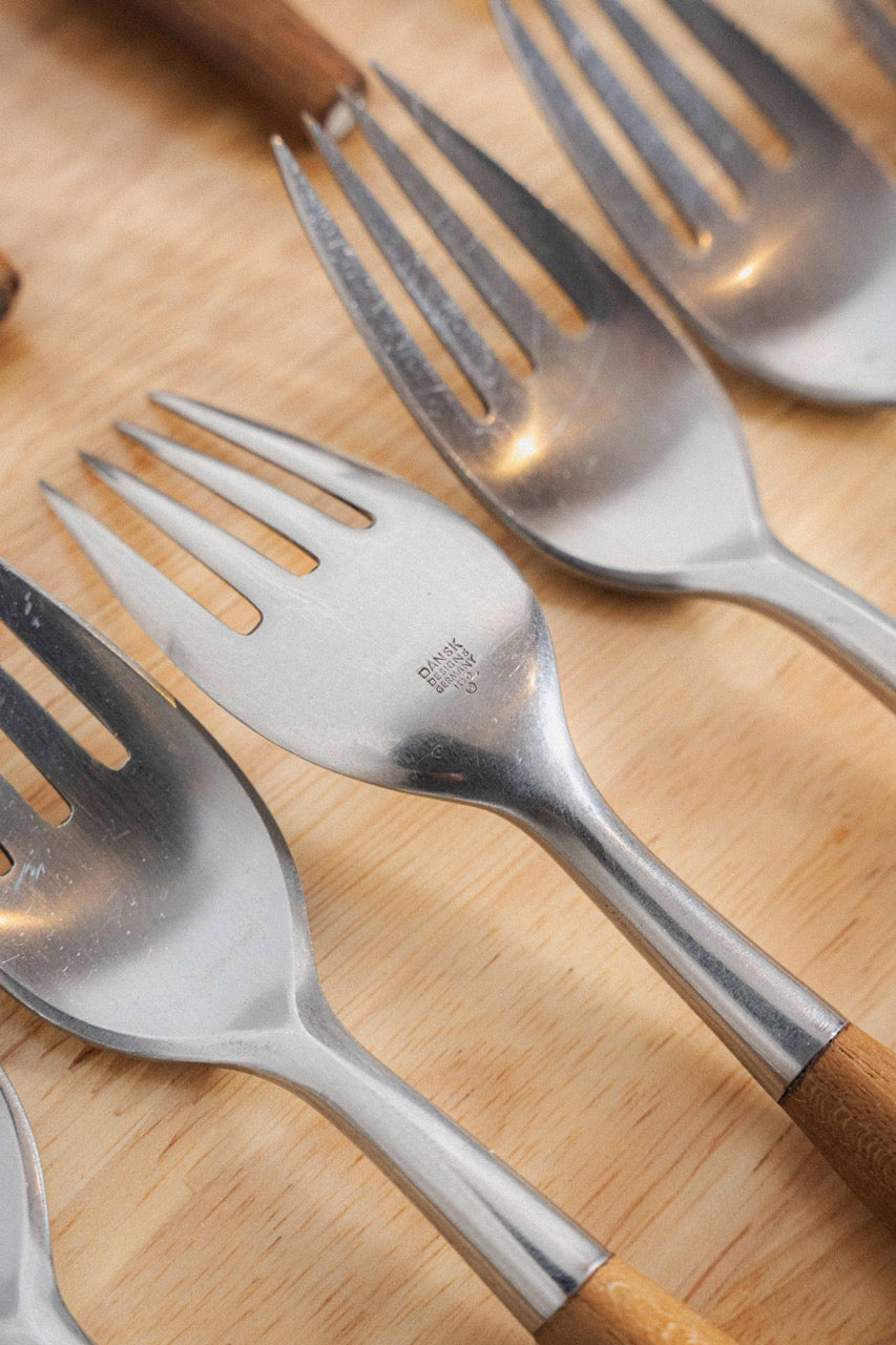 Dansk "Fjord" Flatware Set, 1950s, 43pcs