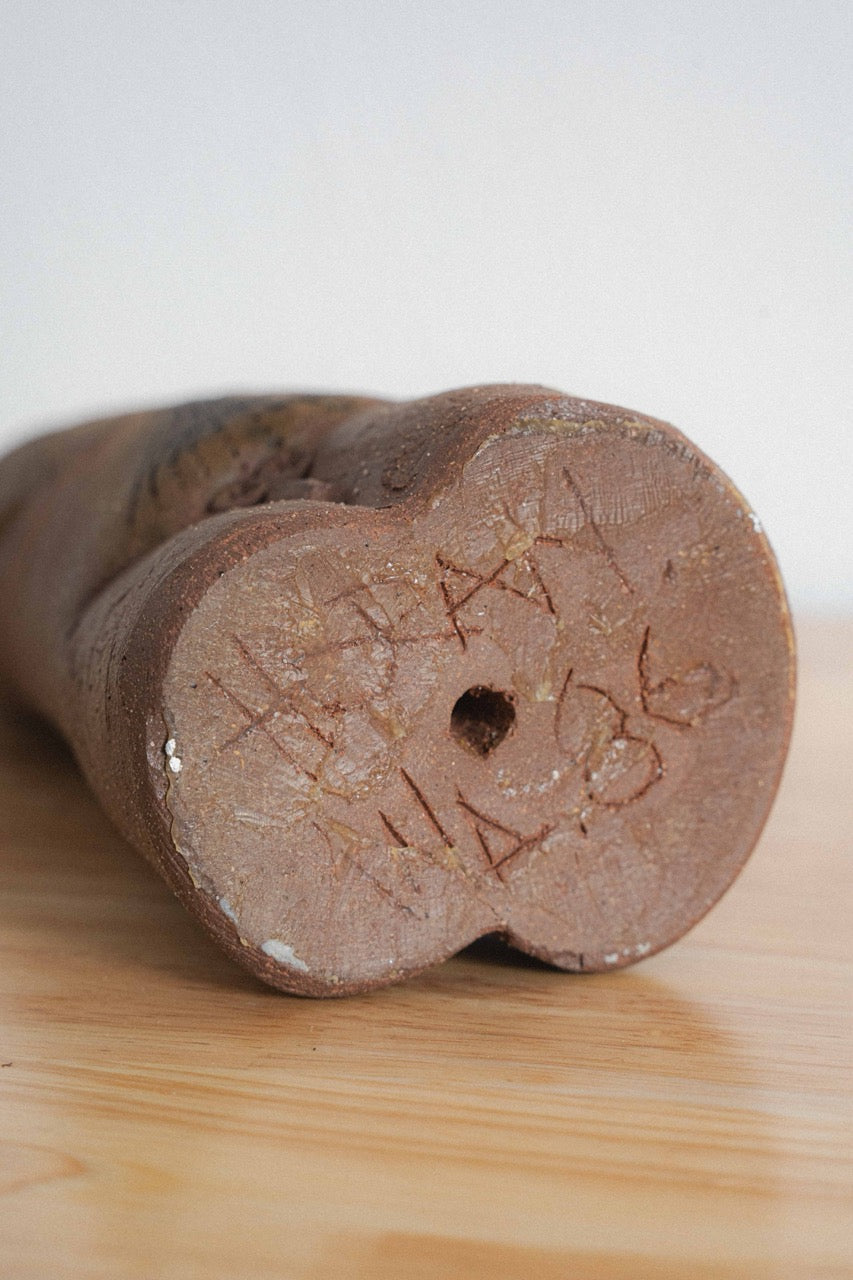 Rare Claude Horan Stoneware Warrior Figure