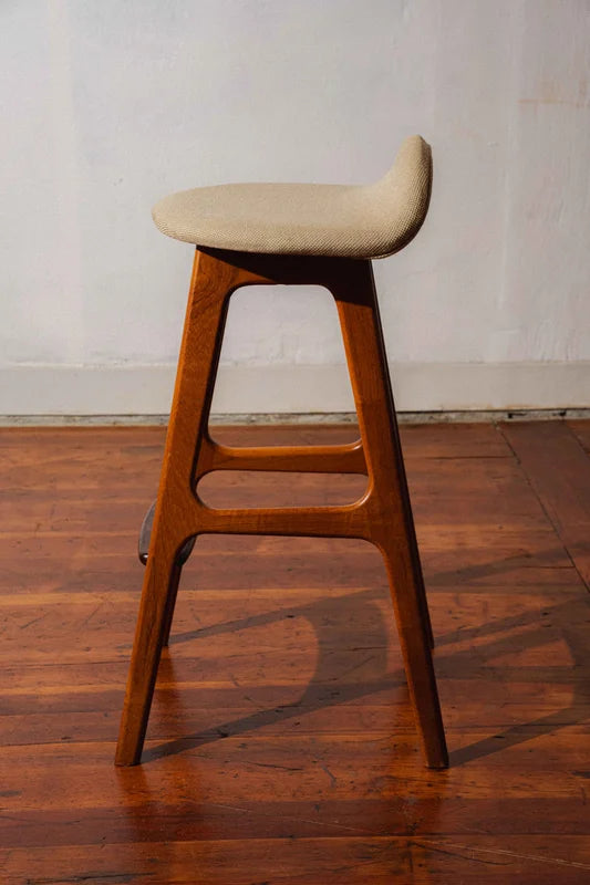 Bar Stool by Erik Buch, Made in Denmark