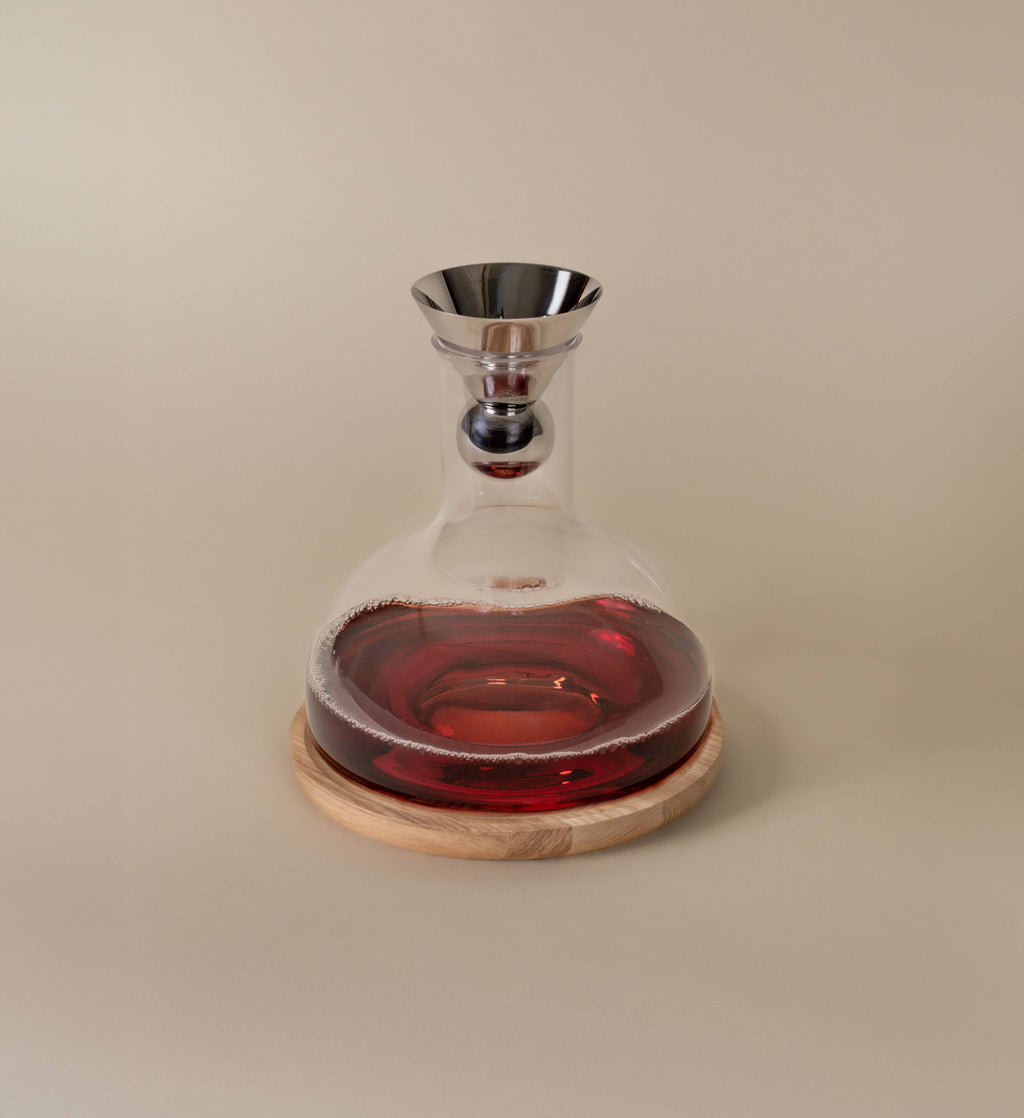 Birdie Wine Decanter by Holcomb Studio