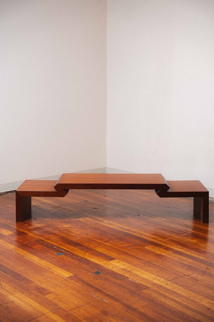 Custom Japanese Teak Coffee Table