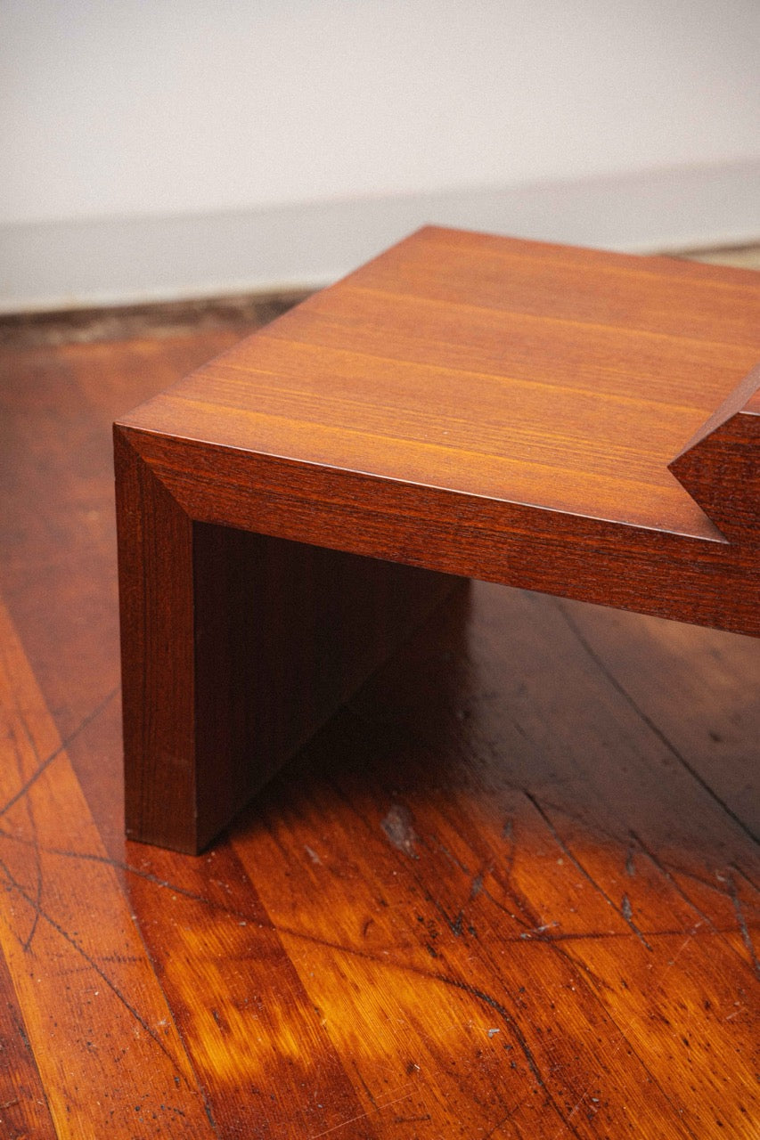 Custom Japanese Teak Coffee Table