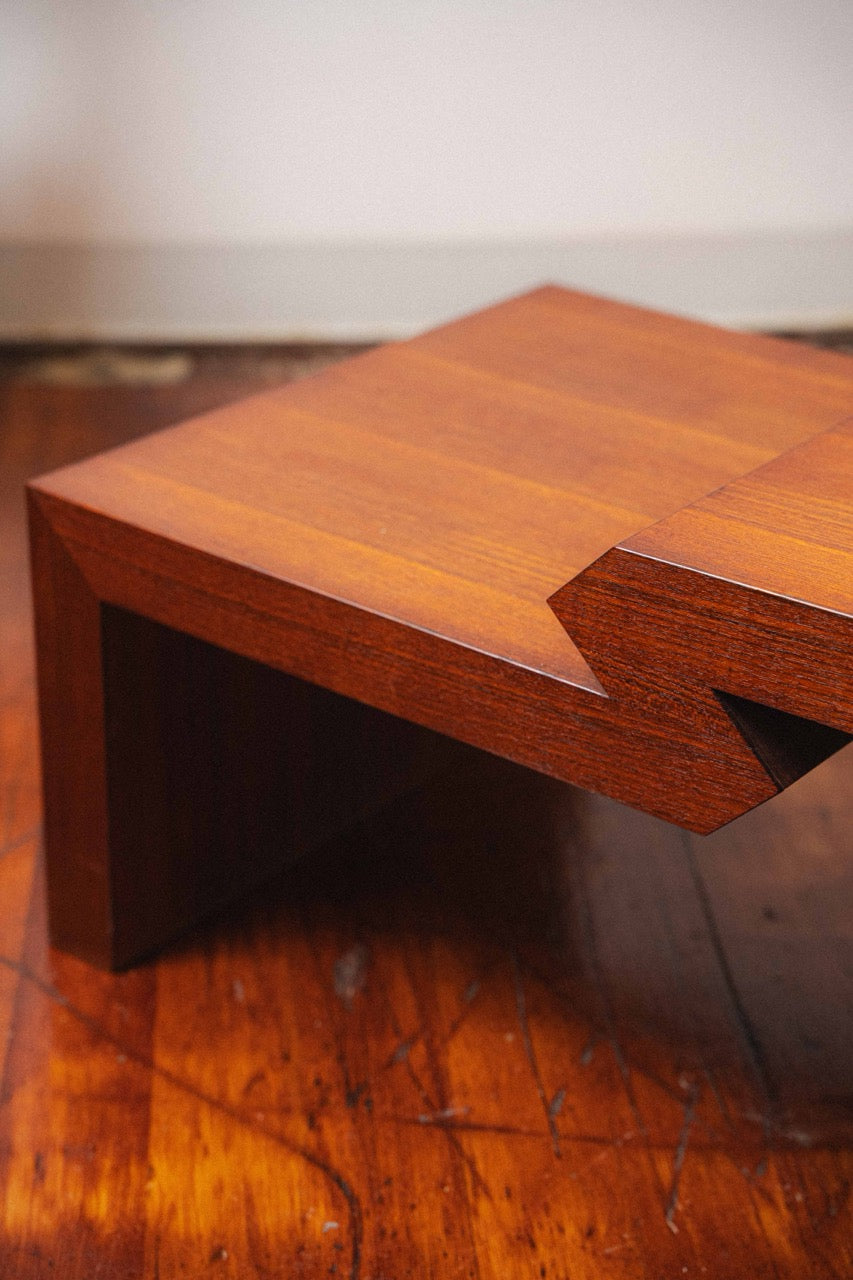 Custom Japanese Teak Coffee Table