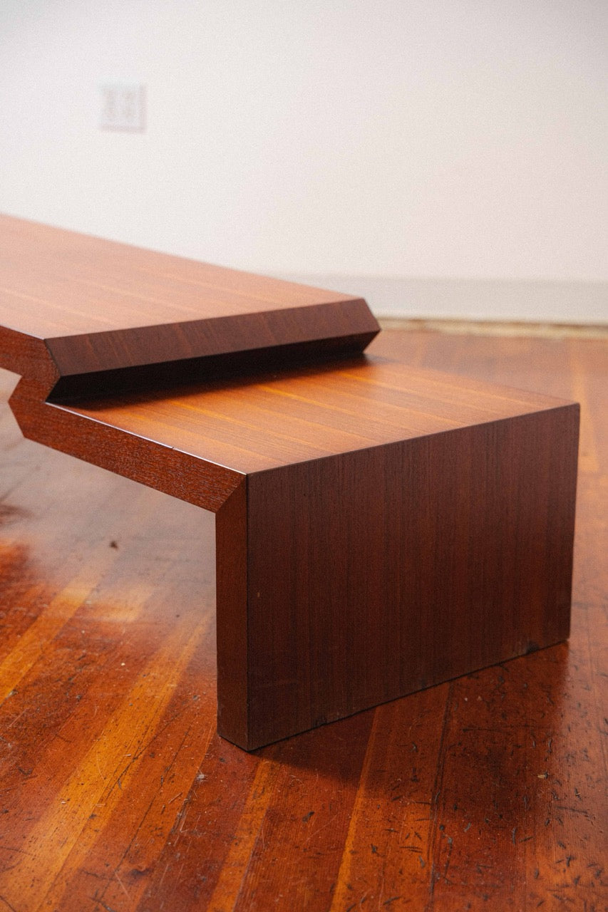Custom Japanese Teak Coffee Table