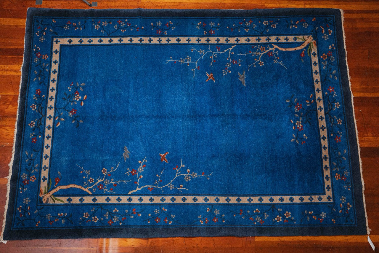 Mandarin Peking Chinese Rug ca. 1925, 6'1" x 8'10"