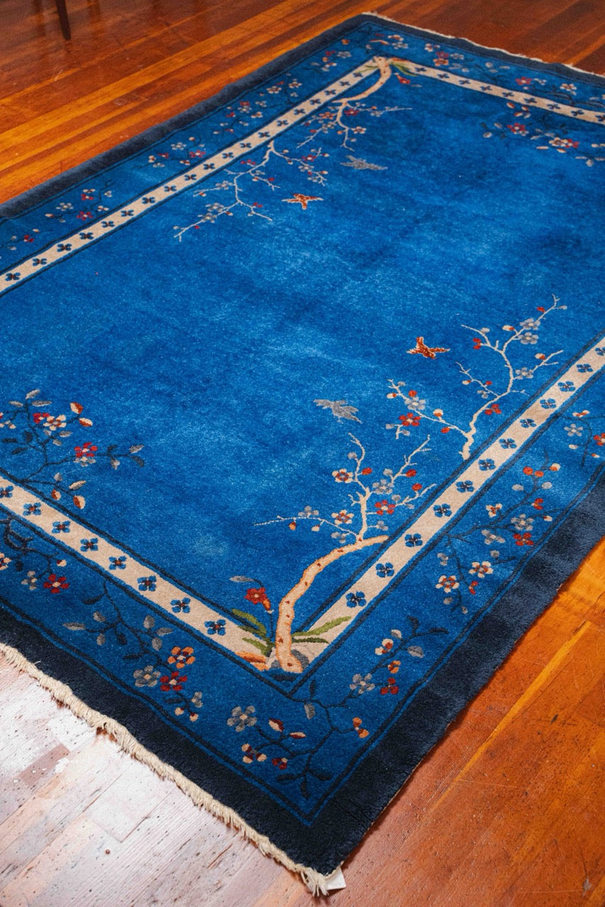 Mandarin Peking Chinese Rug ca. 1925, 6'1" x 8'10"