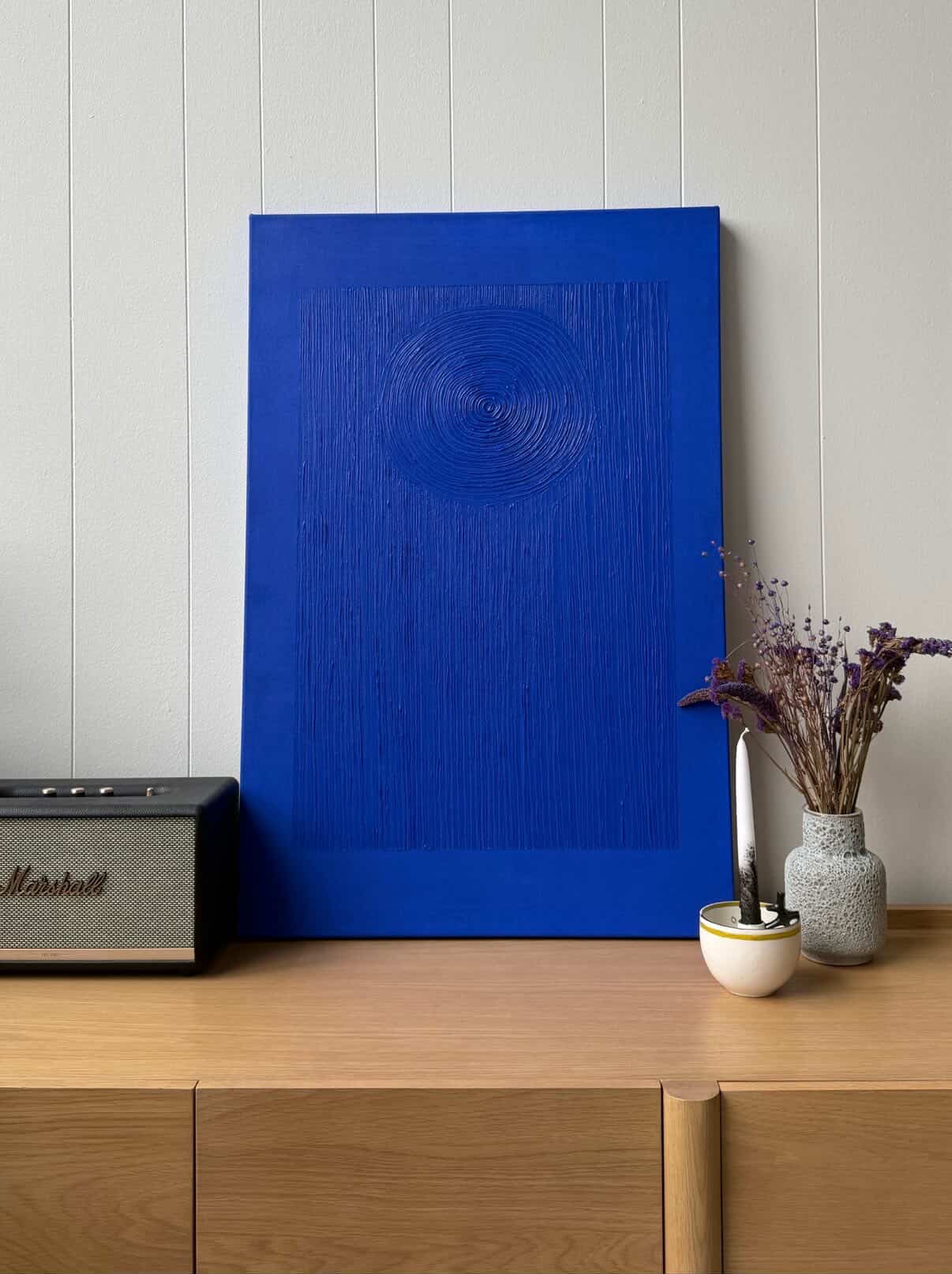Cobalt Painting by Alaina Lenore