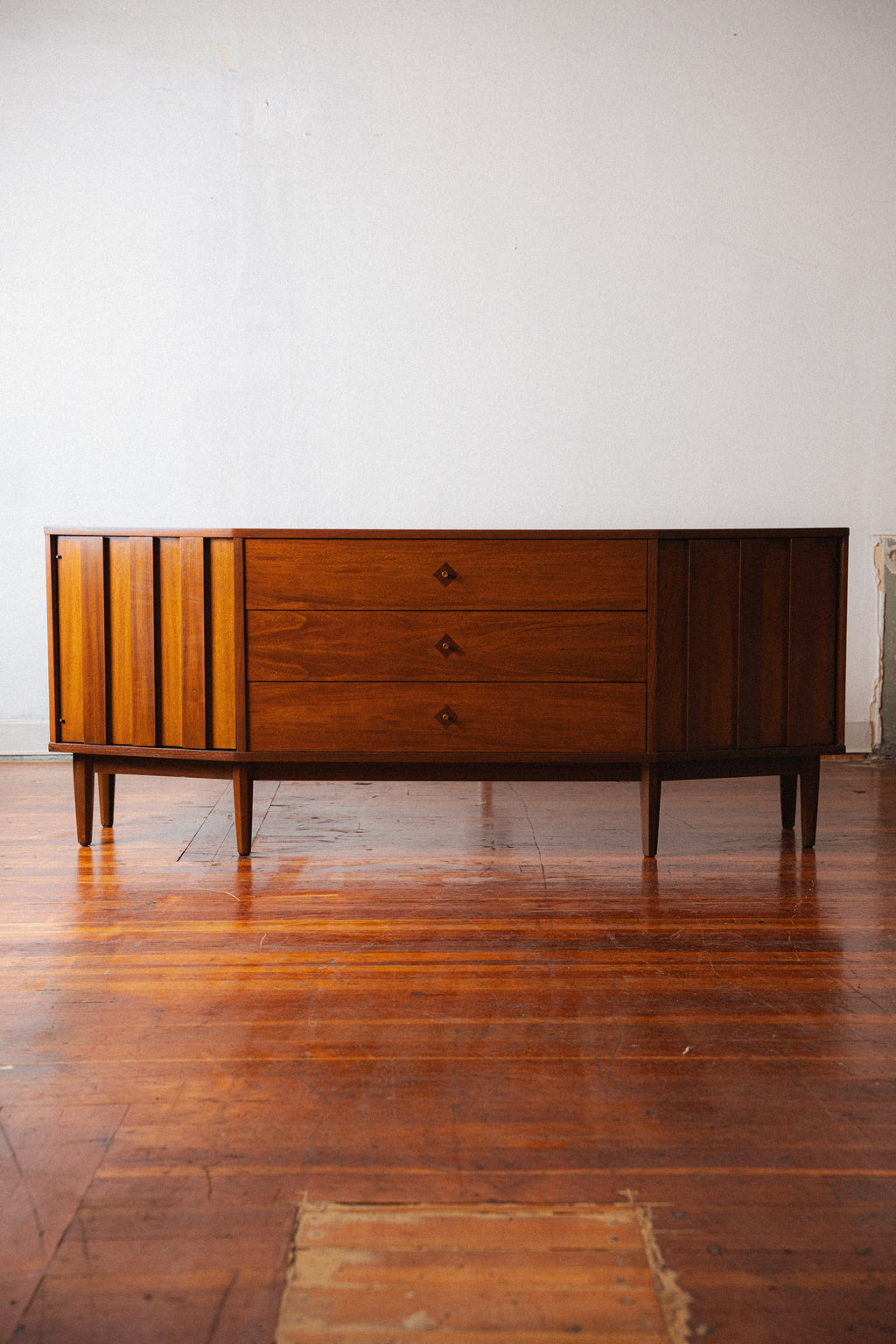 Walnut Dresser/Sideboard by Dixie, 1950s