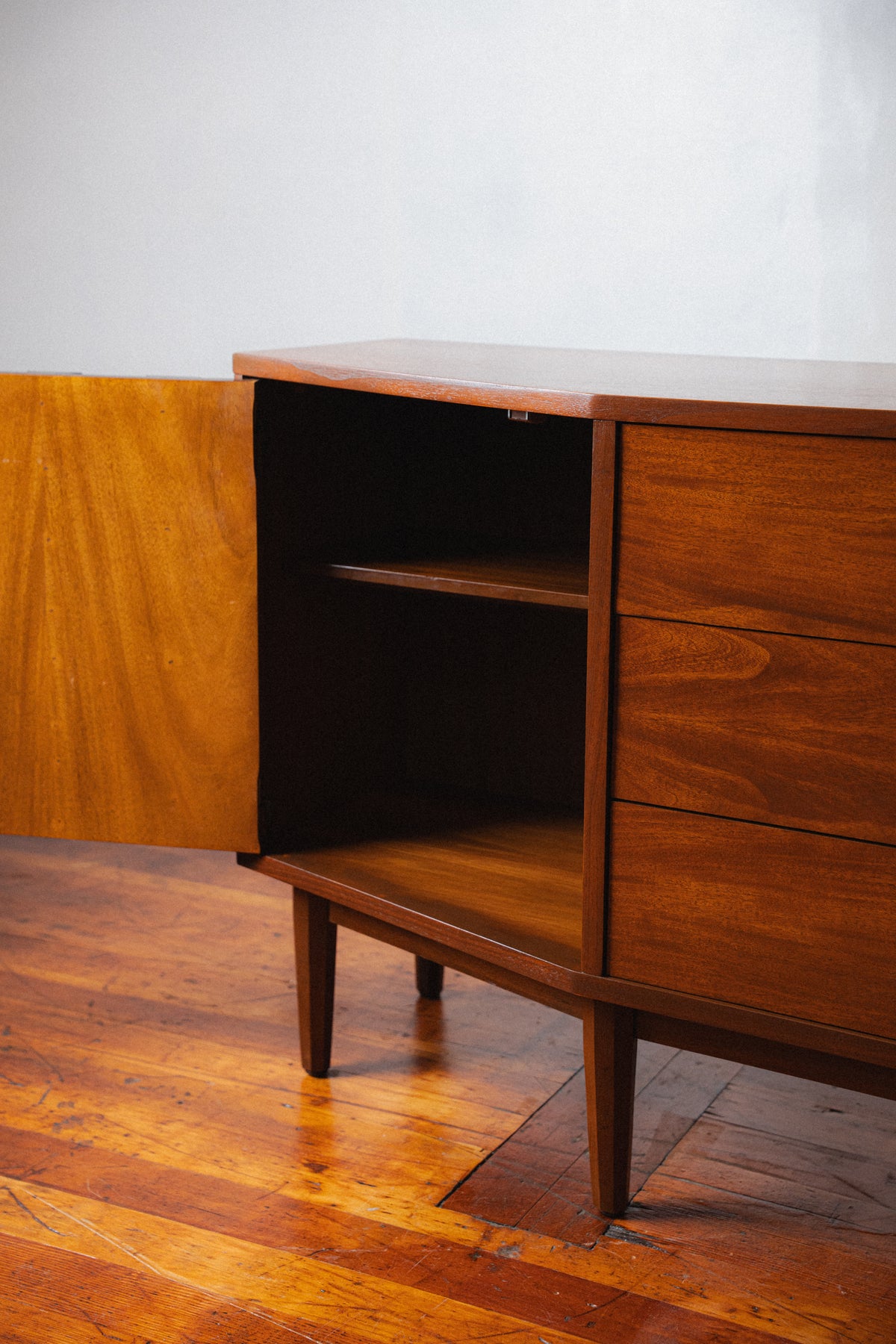 Walnut Dresser/Sideboard by Dixie, 1950s