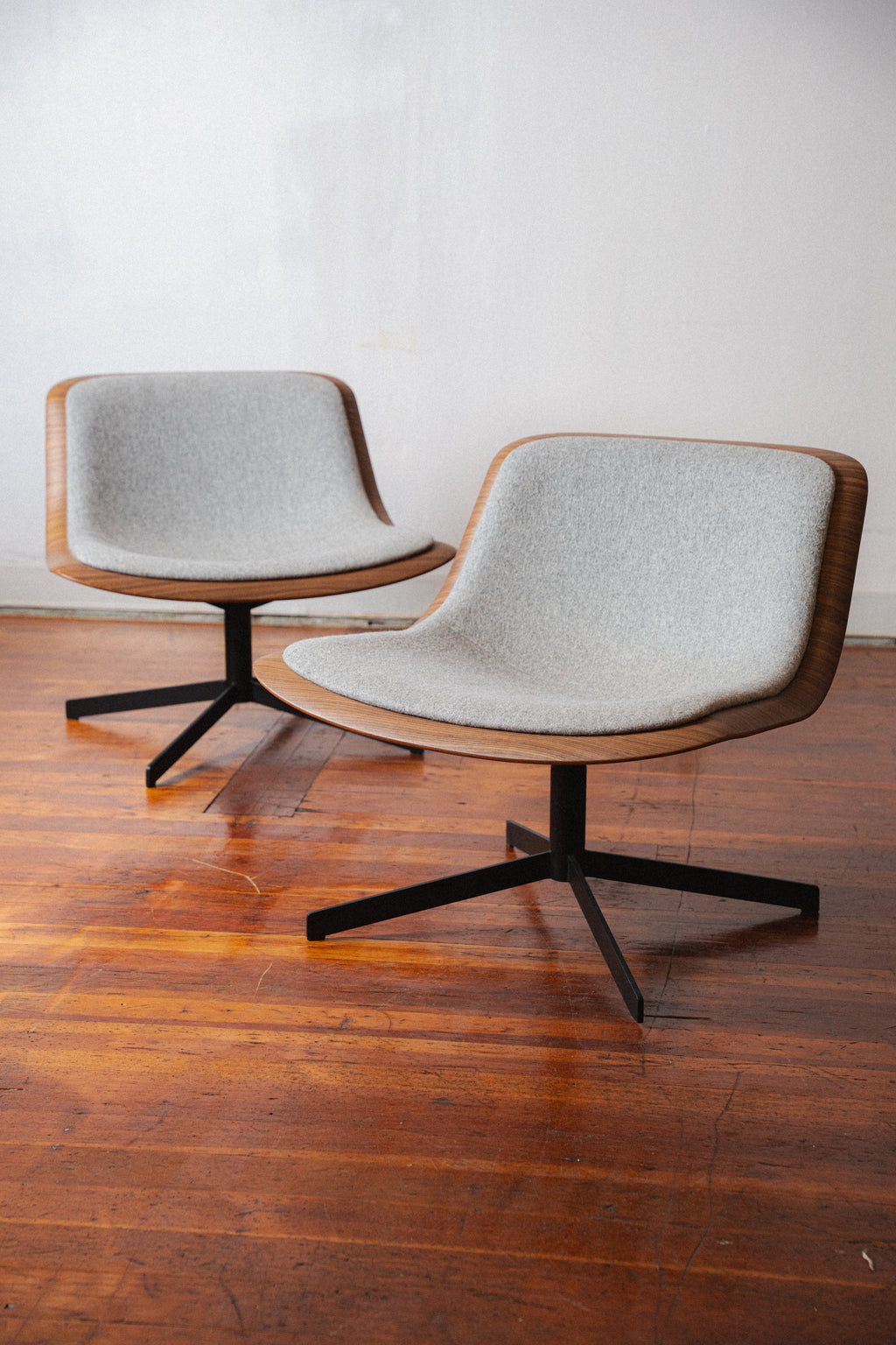 Nonesuch Swivel Upholstered Lounge Chair by Blu Dot