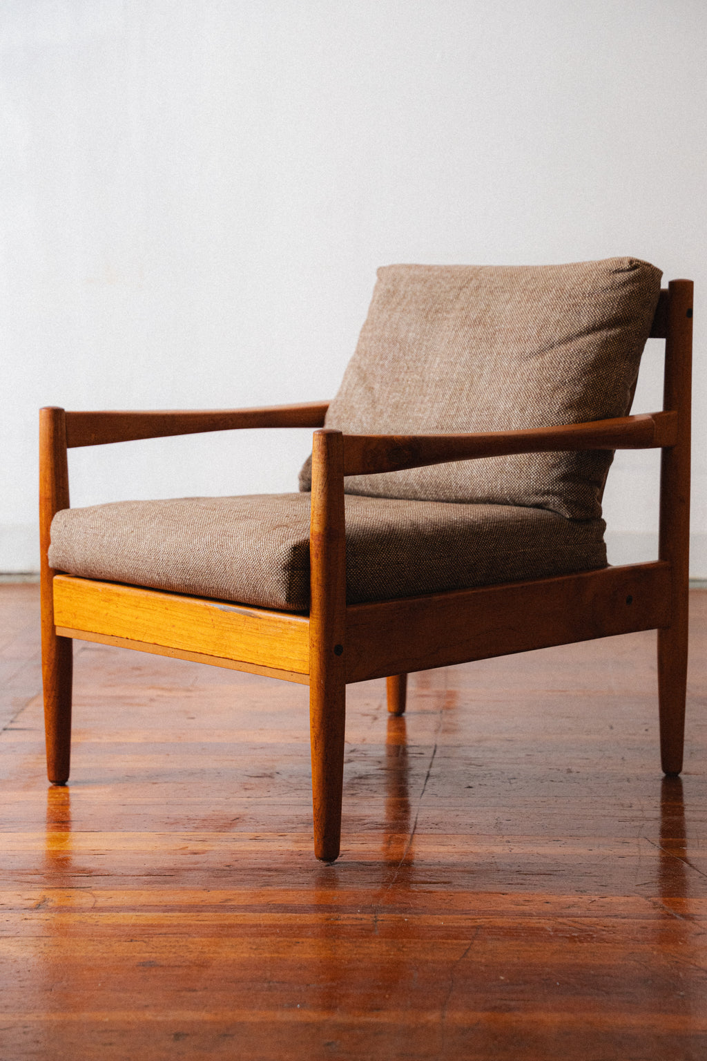 Danish Solid Teak Lounge Chair