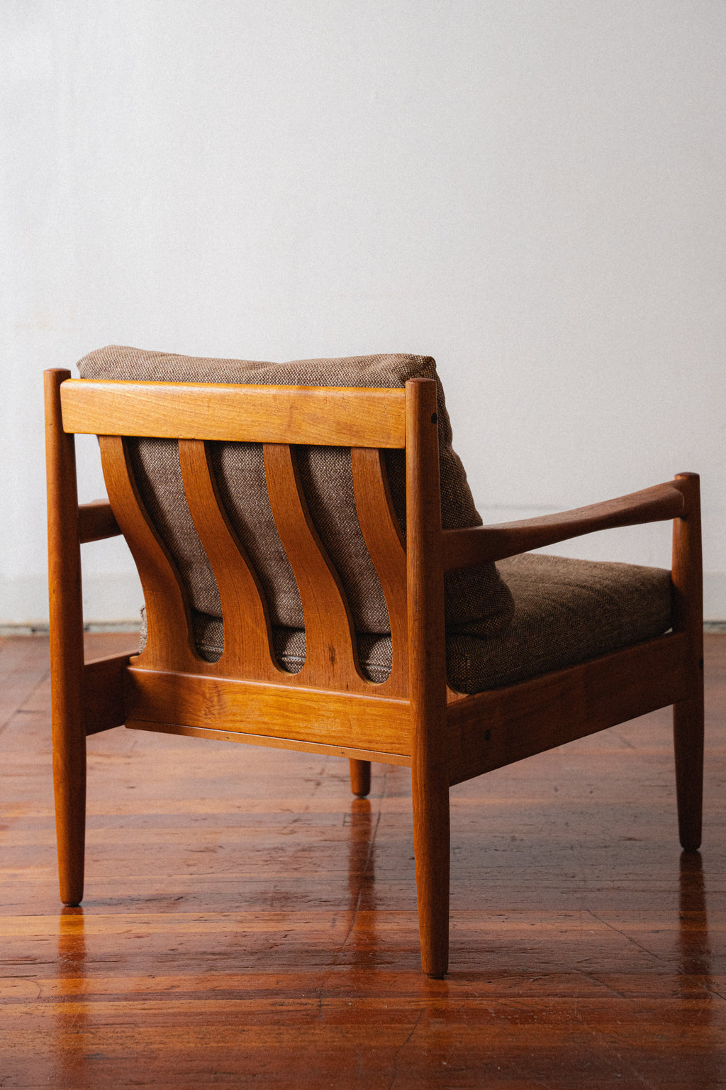 Danish Solid Teak Lounge Chair