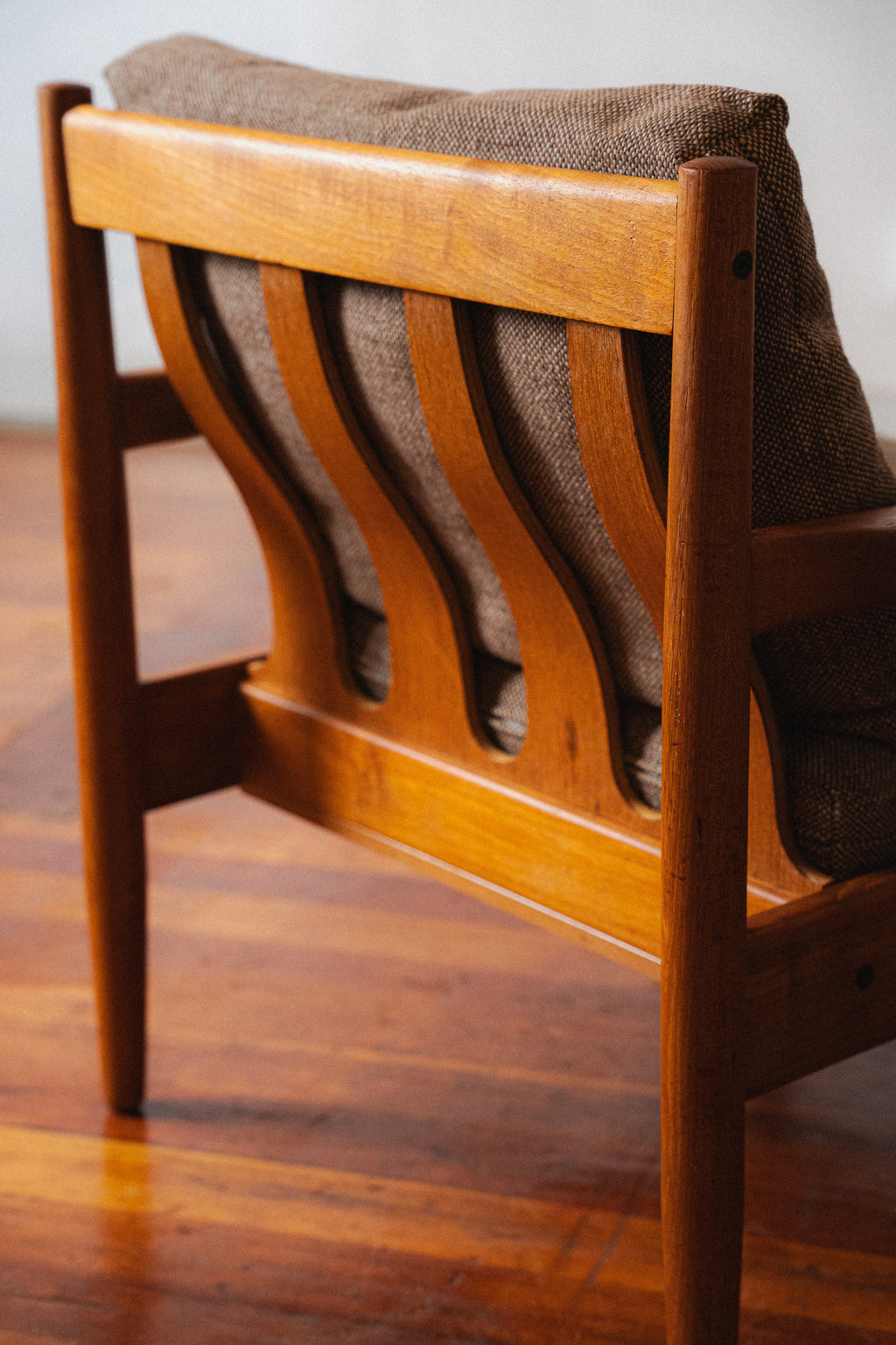Danish Solid Teak Lounge Chair