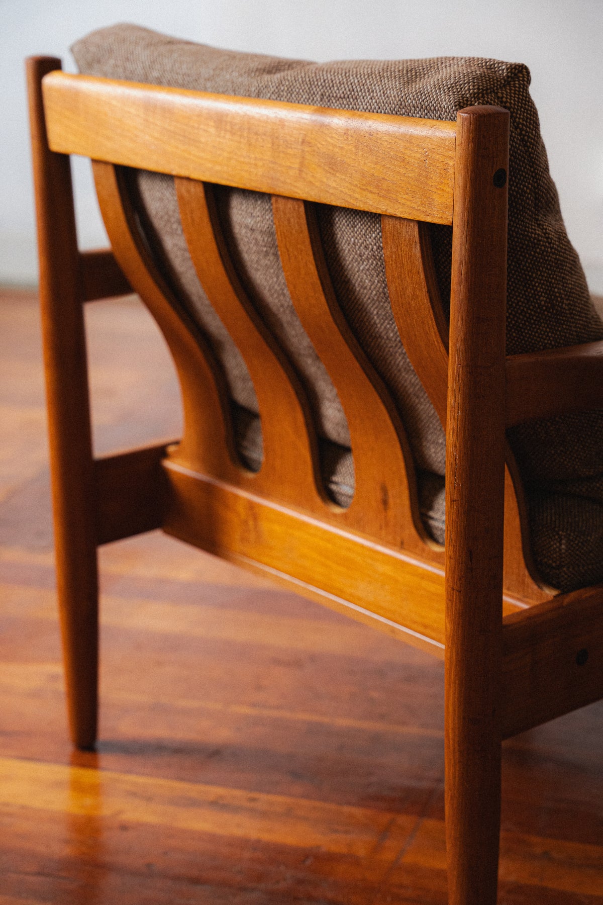 Danish Solid Teak Lounge Chair