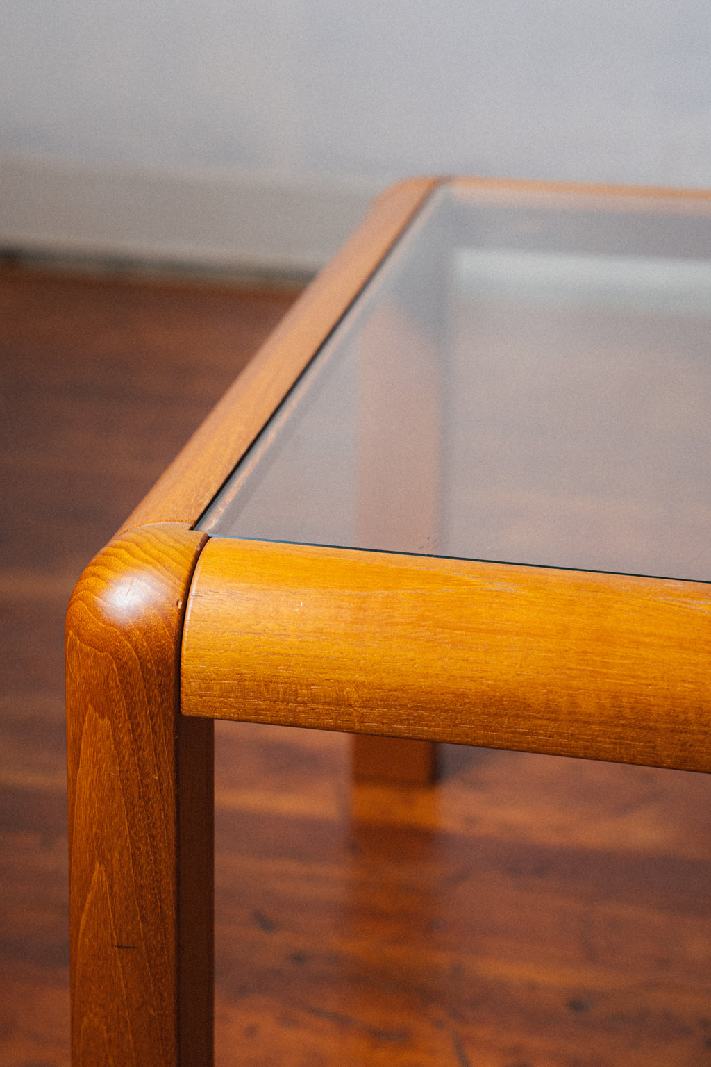 Danish Teak & Glass Coffee Table by Trioh Møbler