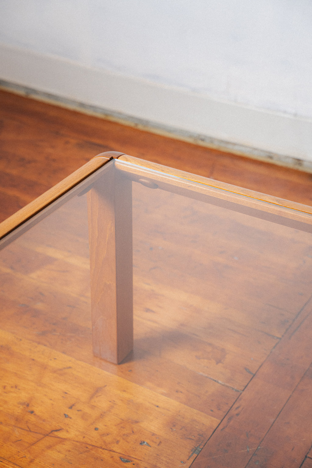 Danish Teak & Glass Coffee Table by Trioh Møbler