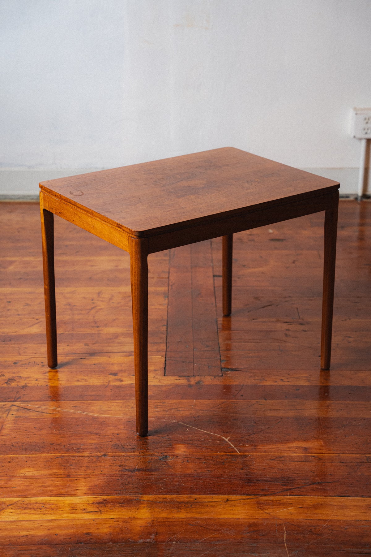 Walnut Side Table by Kipp Stewart for Drexel "Declaration"