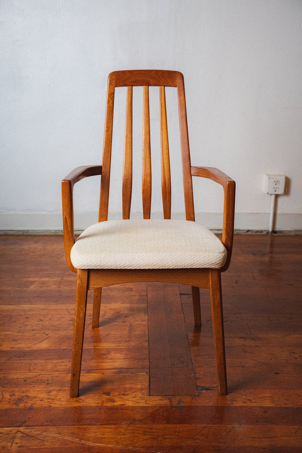Benny Linden Solid Teak Dining Chairs, Set of 6