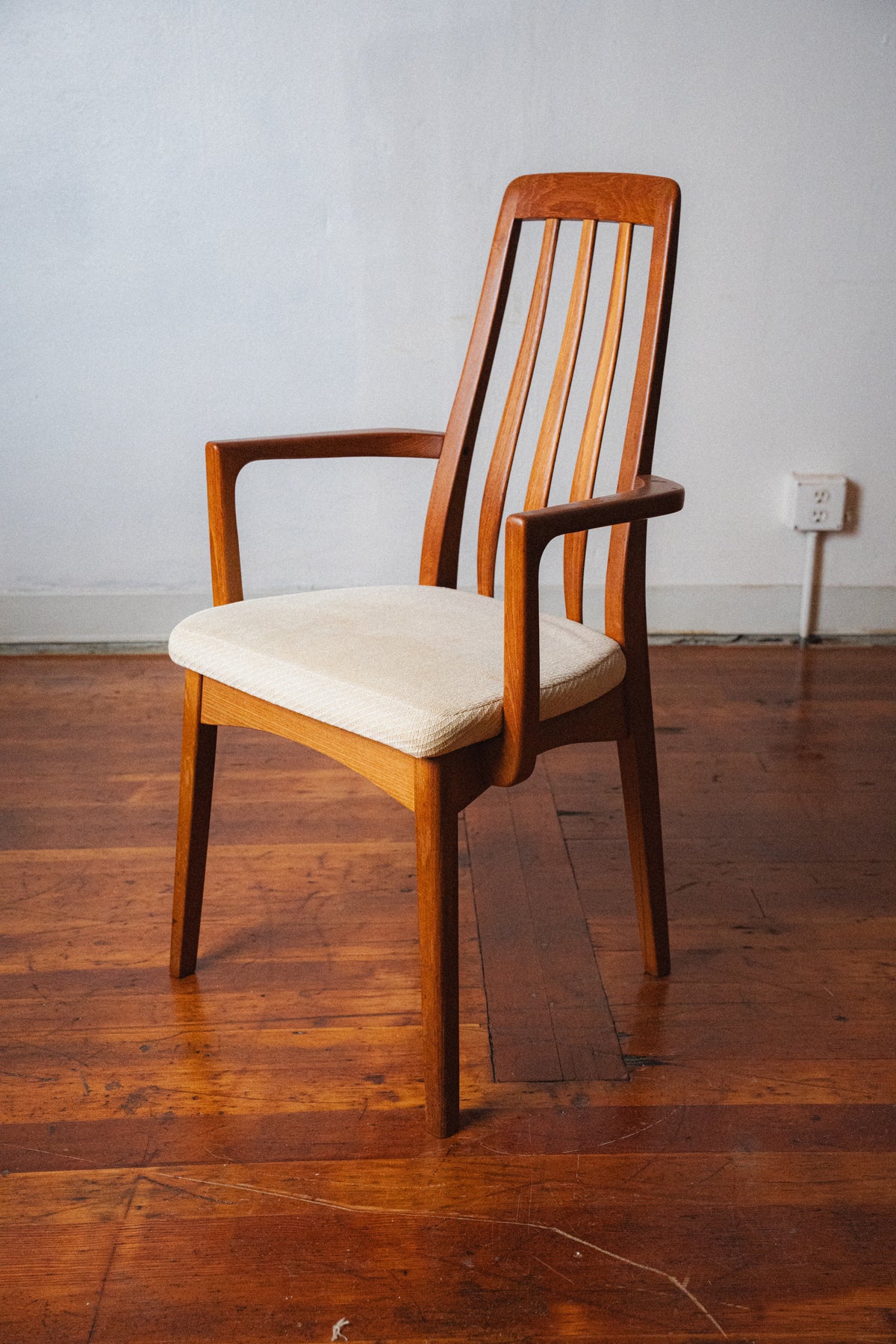 Benny Linden Solid Teak Dining Chairs, Set of 6