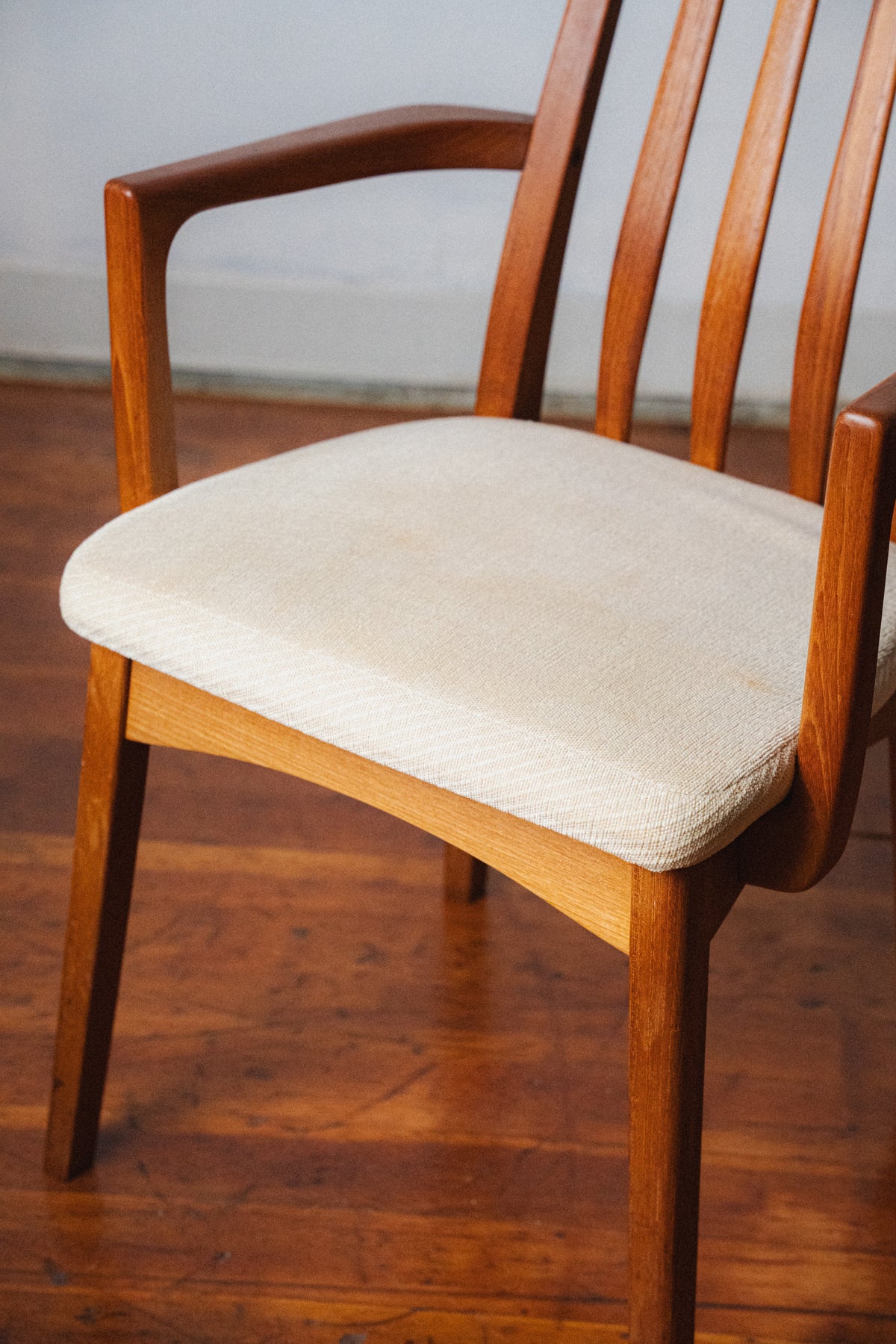 Benny Linden Solid Teak Dining Chairs, Set of 6