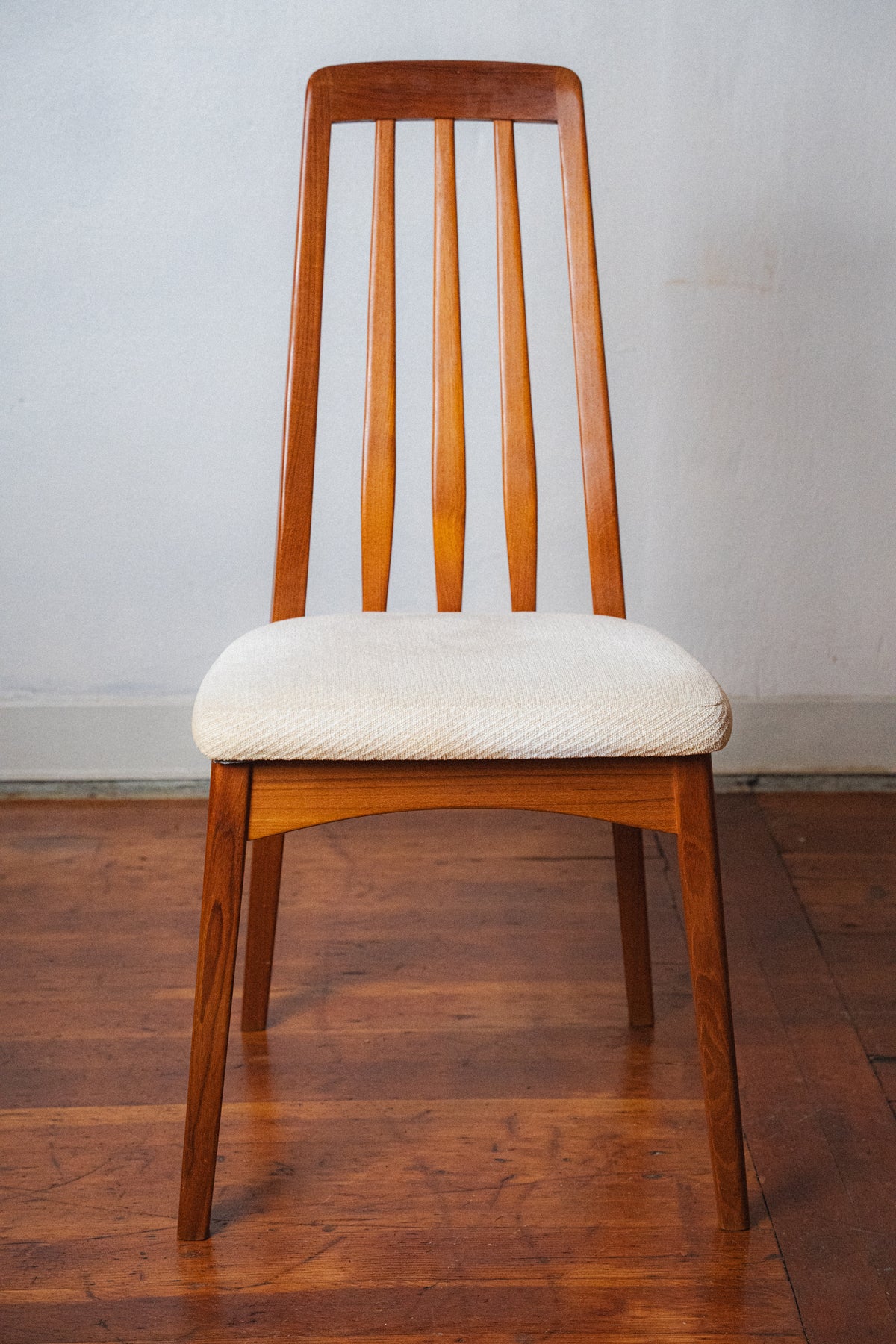 Benny Linden Solid Teak Dining Chairs, Set of 6