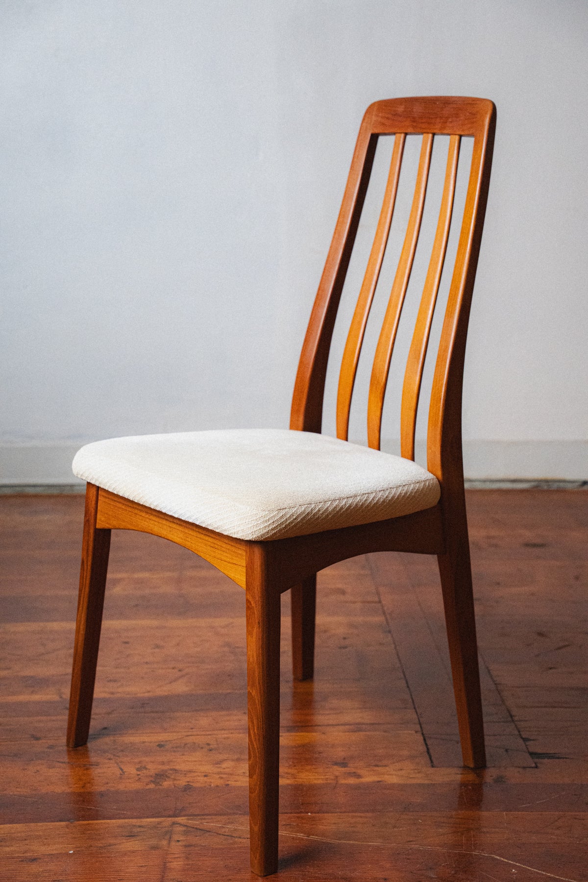 Benny Linden Solid Teak Dining Chairs, Set of 6