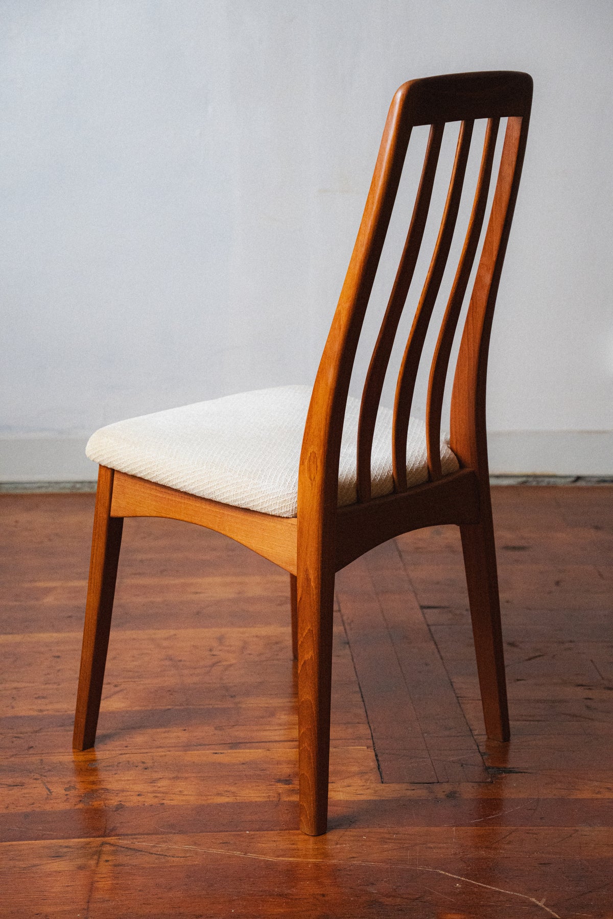 Benny Linden Solid Teak Dining Chairs, Set of 6
