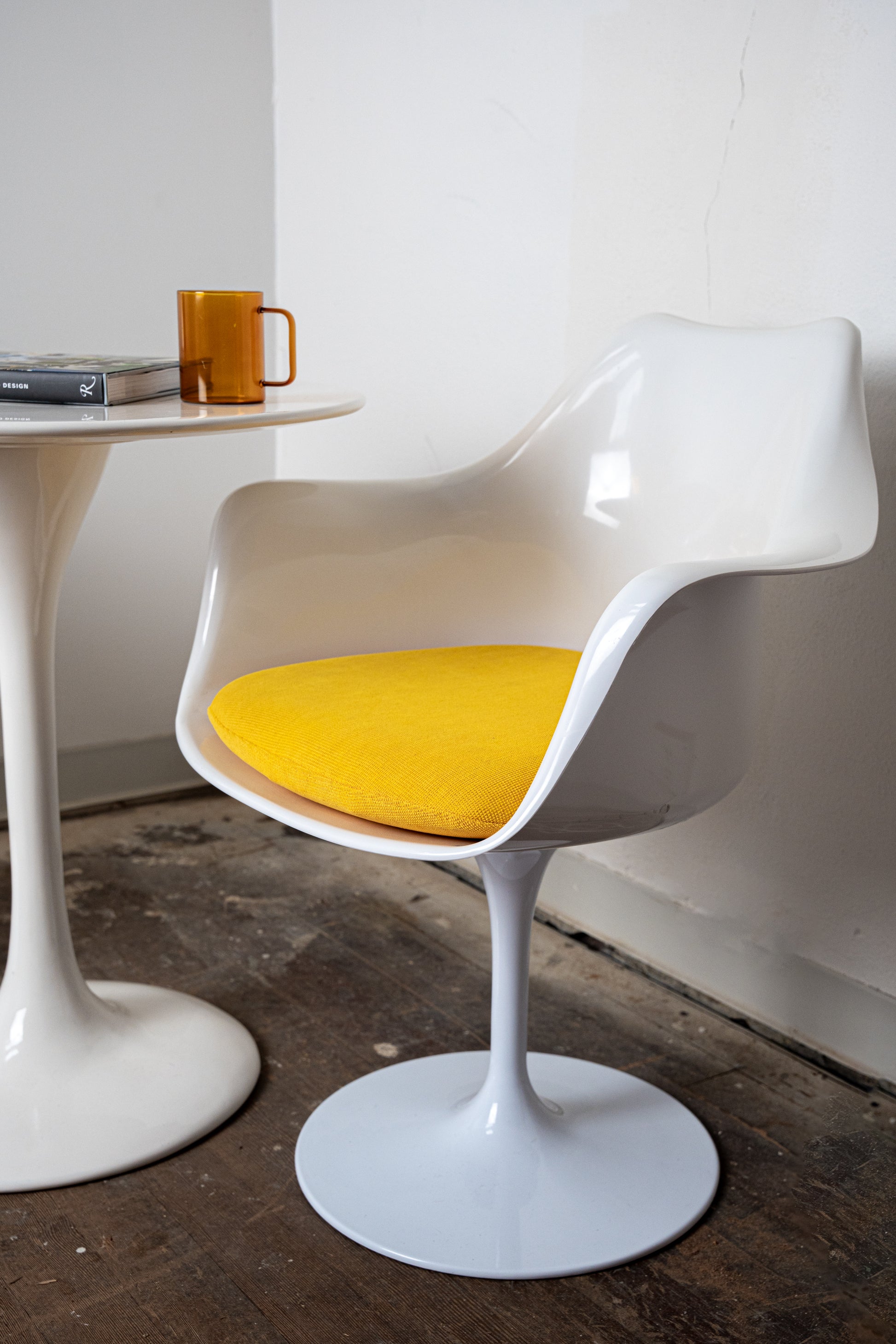 Eames-Style Molded Plastic Chairs w/ Cushion