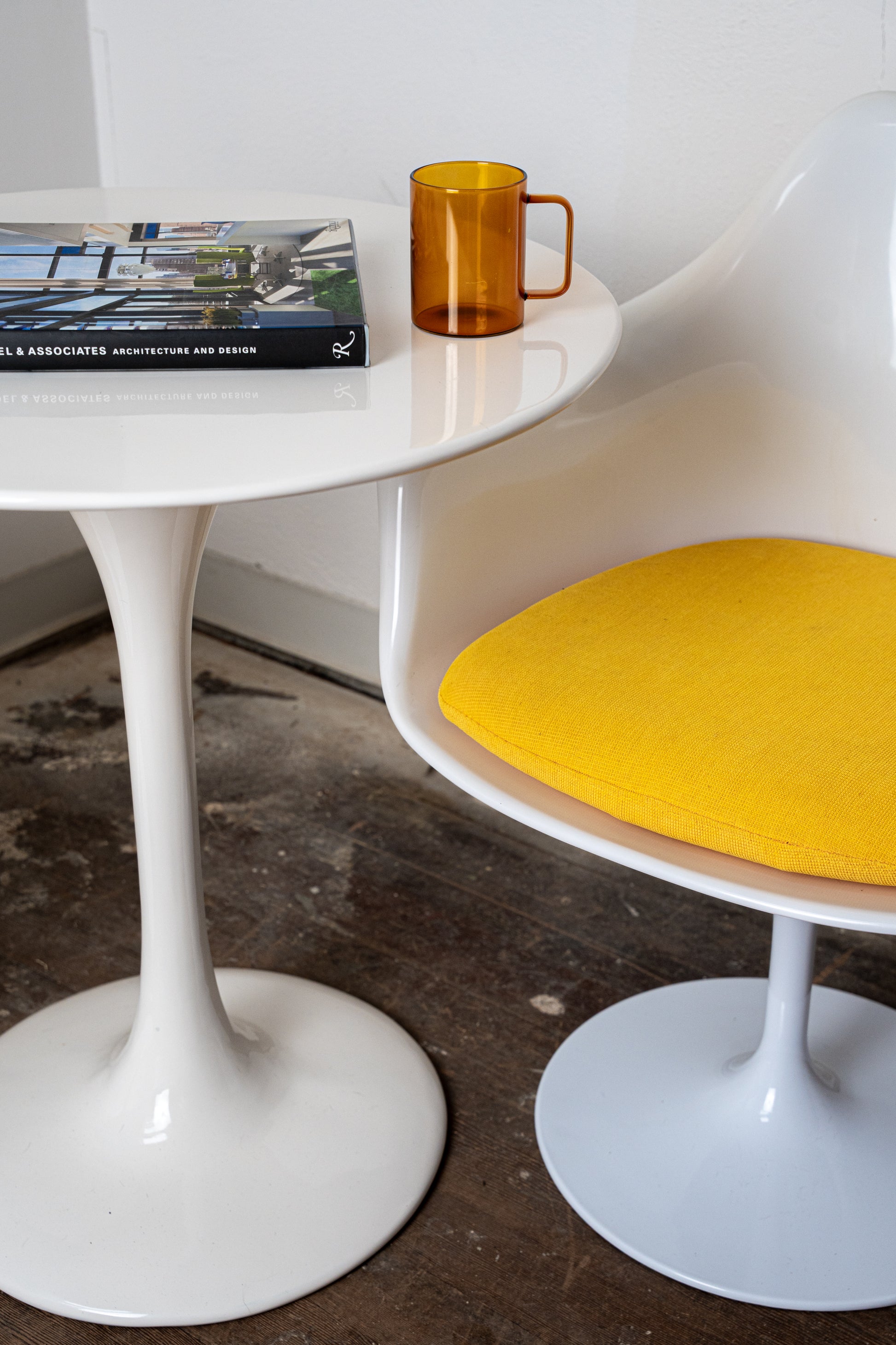 Eames-Style Molded Plastic Chairs w/ Cushion