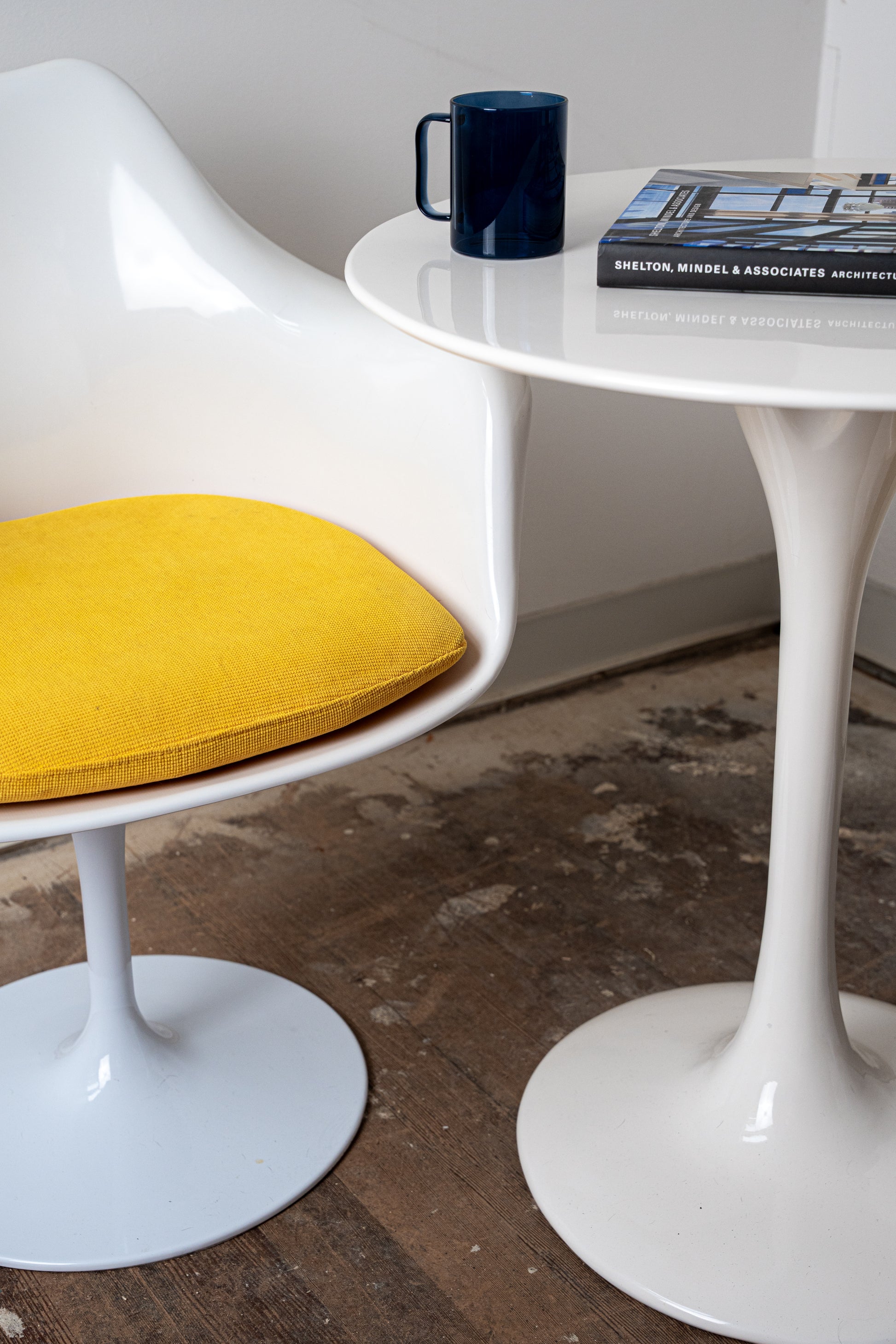 Eames-Style Molded Plastic Chairs w/ Cushion
