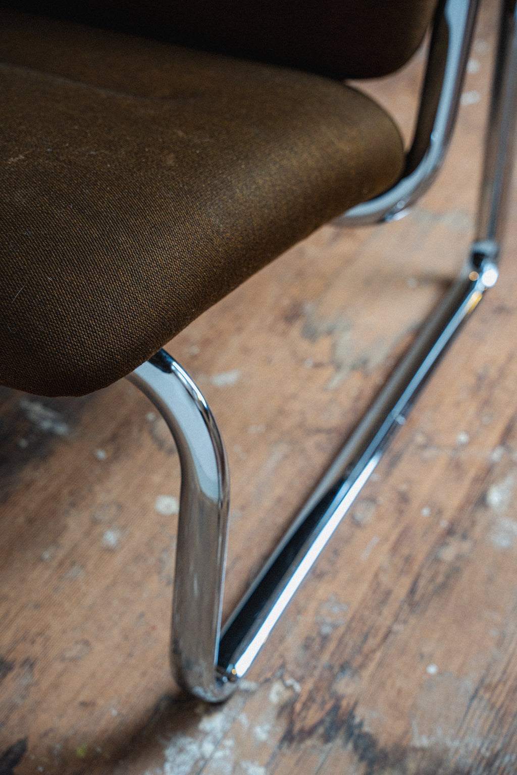Chrome Loveseat by Steelcase