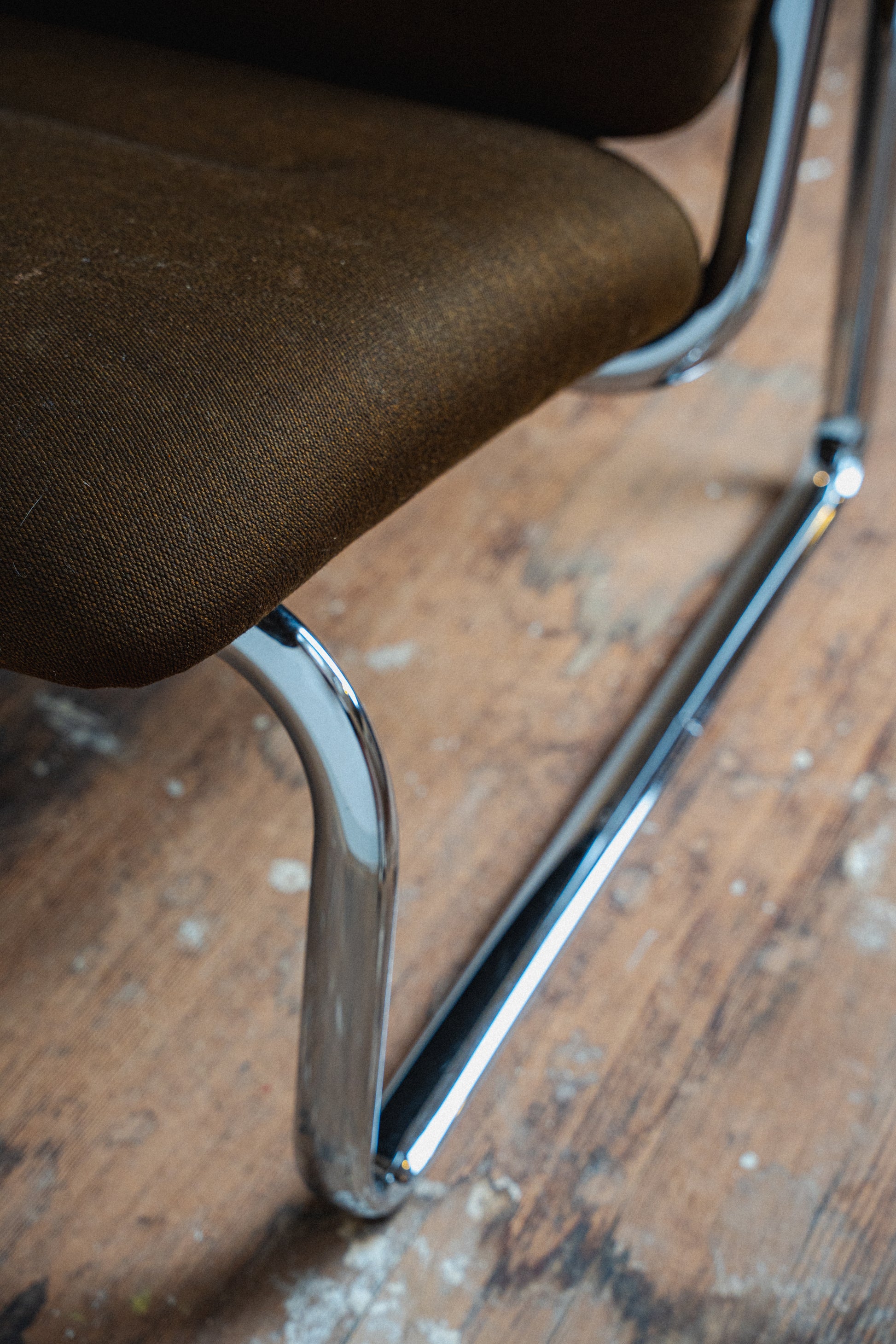 Chrome Loveseat by Steelcase