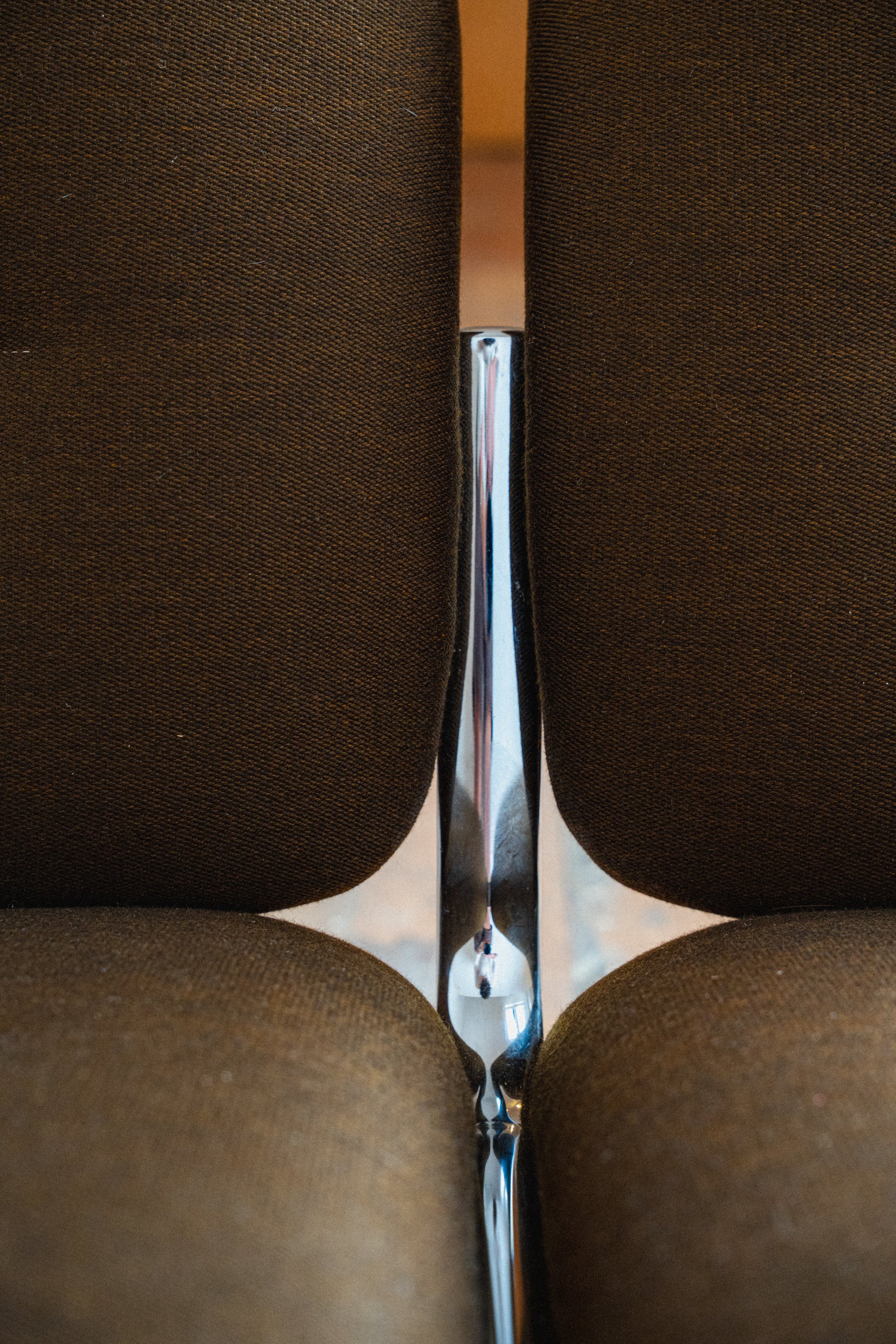 Chrome Loveseat by Steelcase