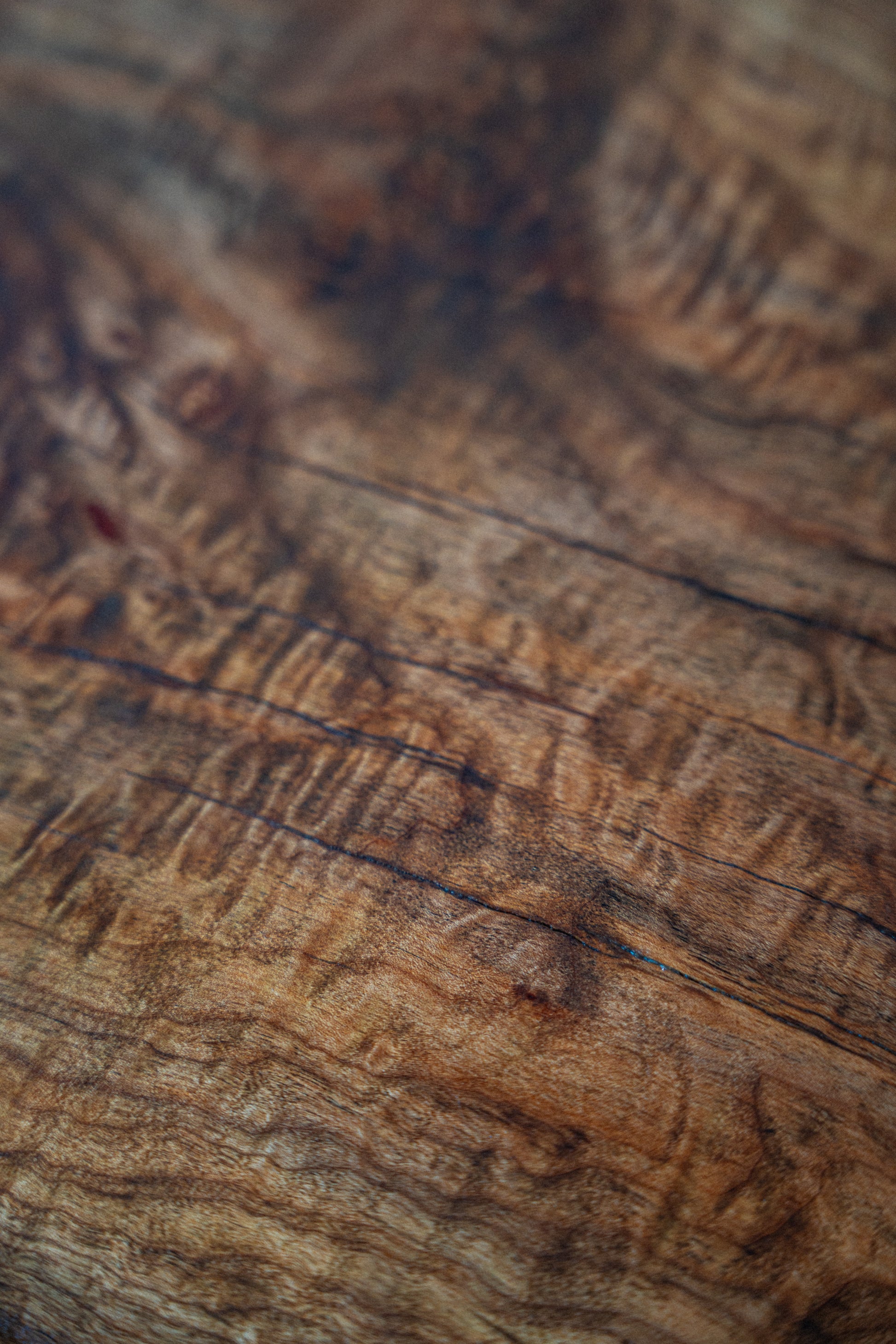 Solid Maple Live-Edge Coffee Table