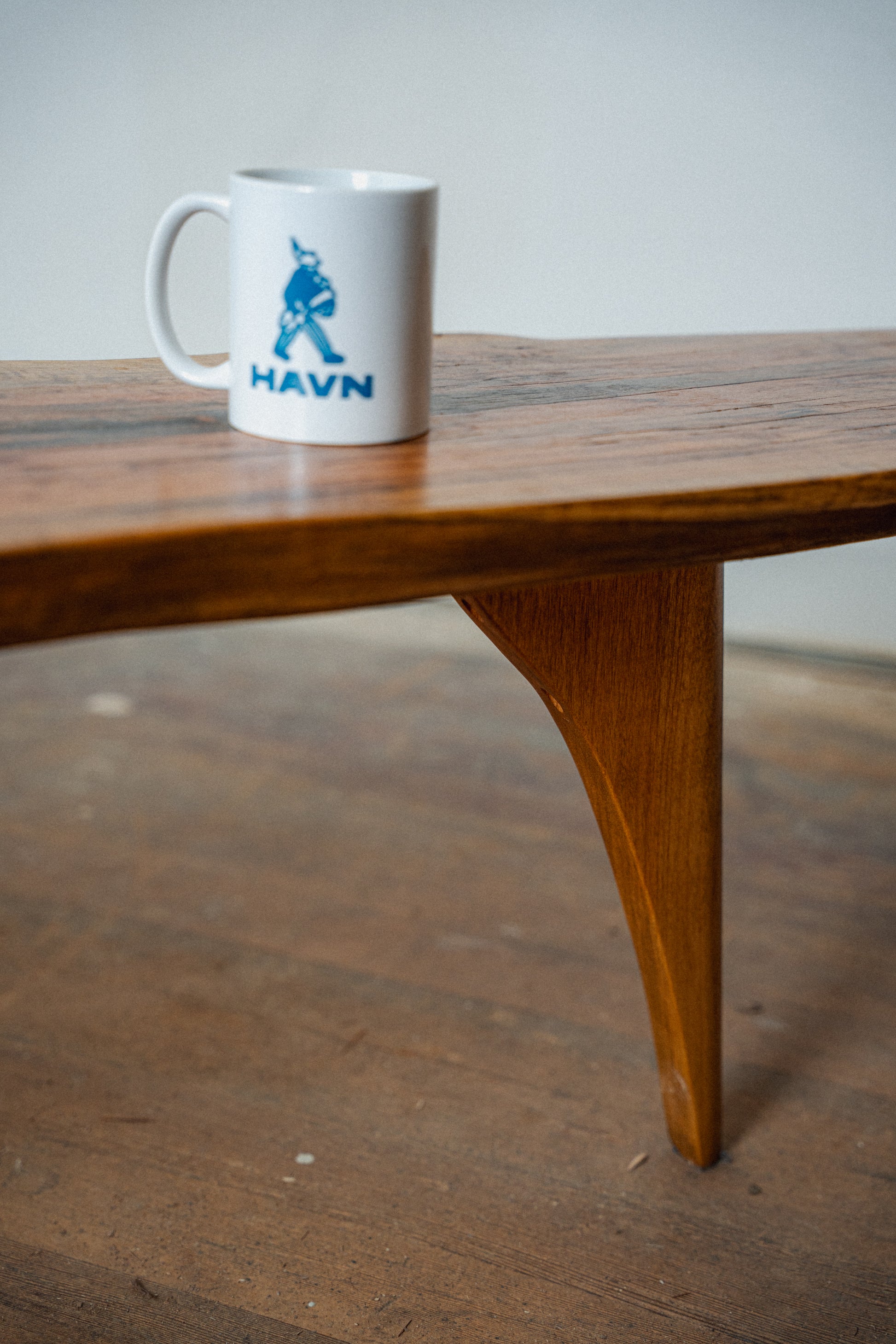 Solid Maple Live-Edge Coffee Table