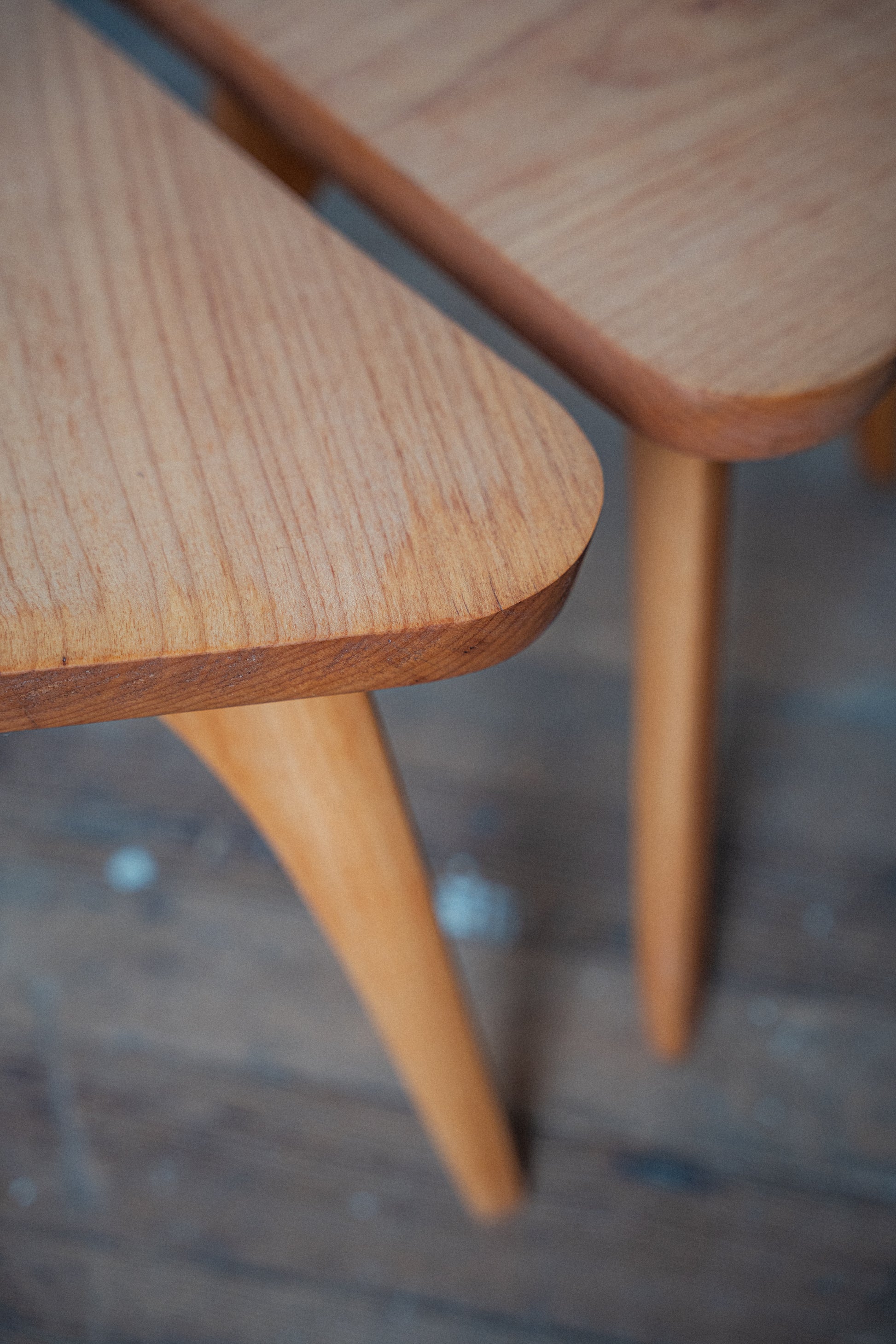 Locally Made Solid Maple End Tables (Pair)