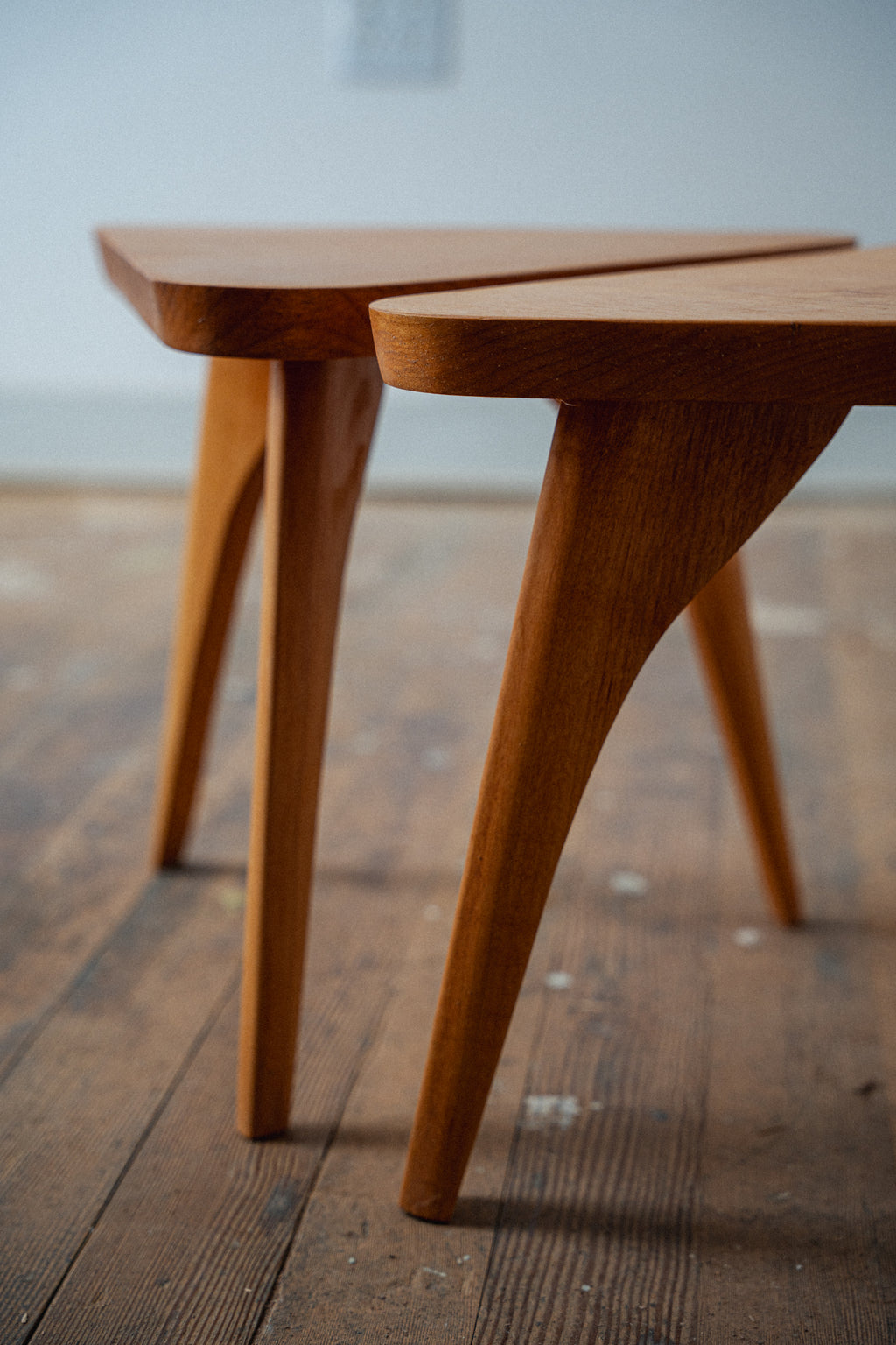 Locally Made Solid Maple End Tables (Pair)