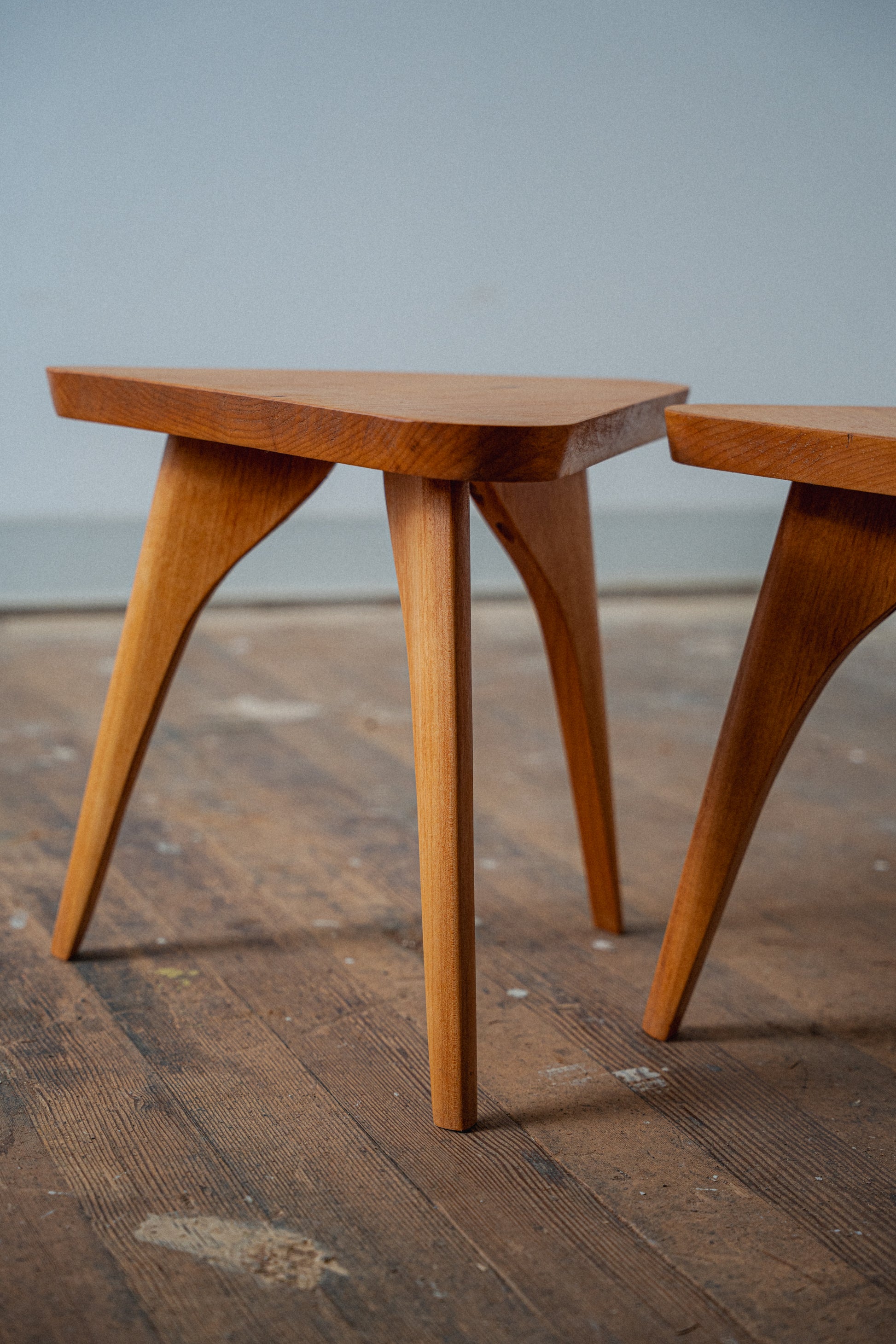 Locally Made Solid Maple End Tables (Pair)
