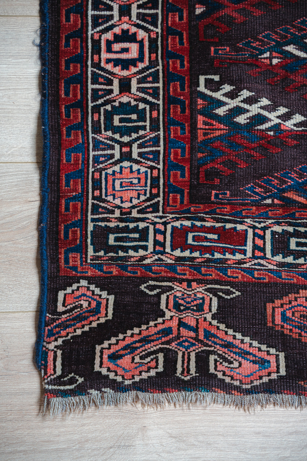 Yomud Main Carpet, 5’6” x 8’6”, ca. 1890