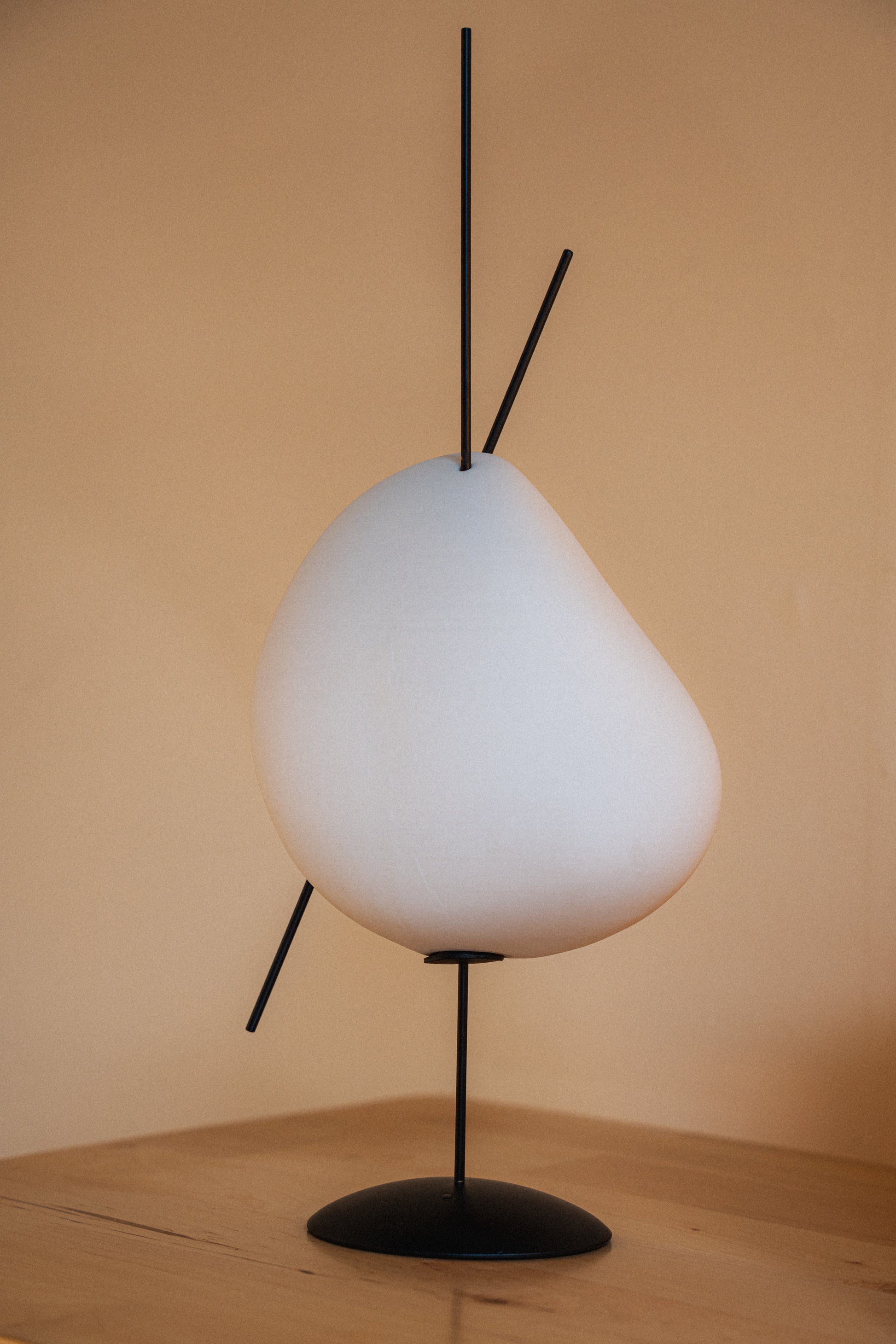 Belle de Nuit Light Sculpture by YMER & MALTA for the Noguchi Museum