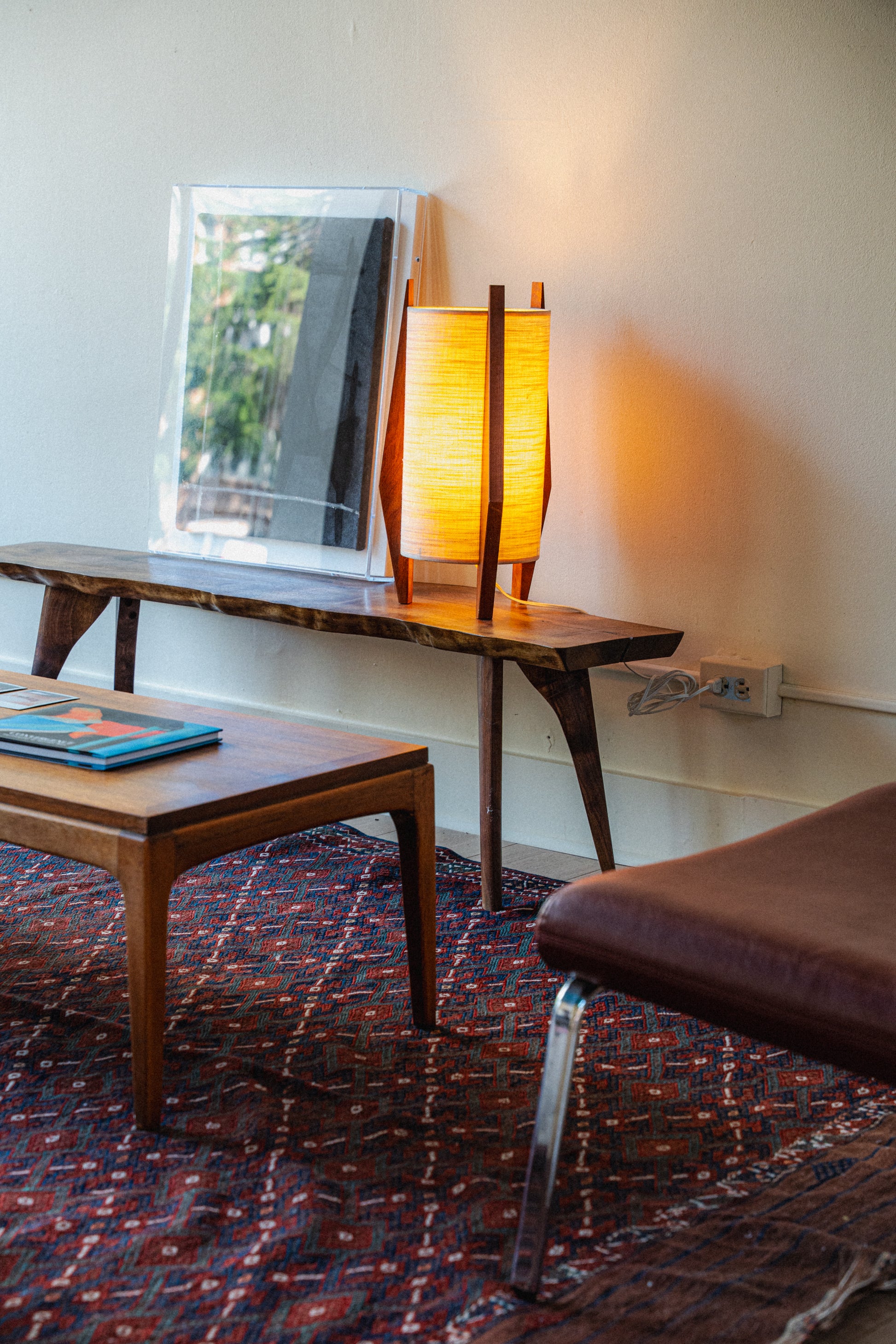 Danish Teak Desk Lamp