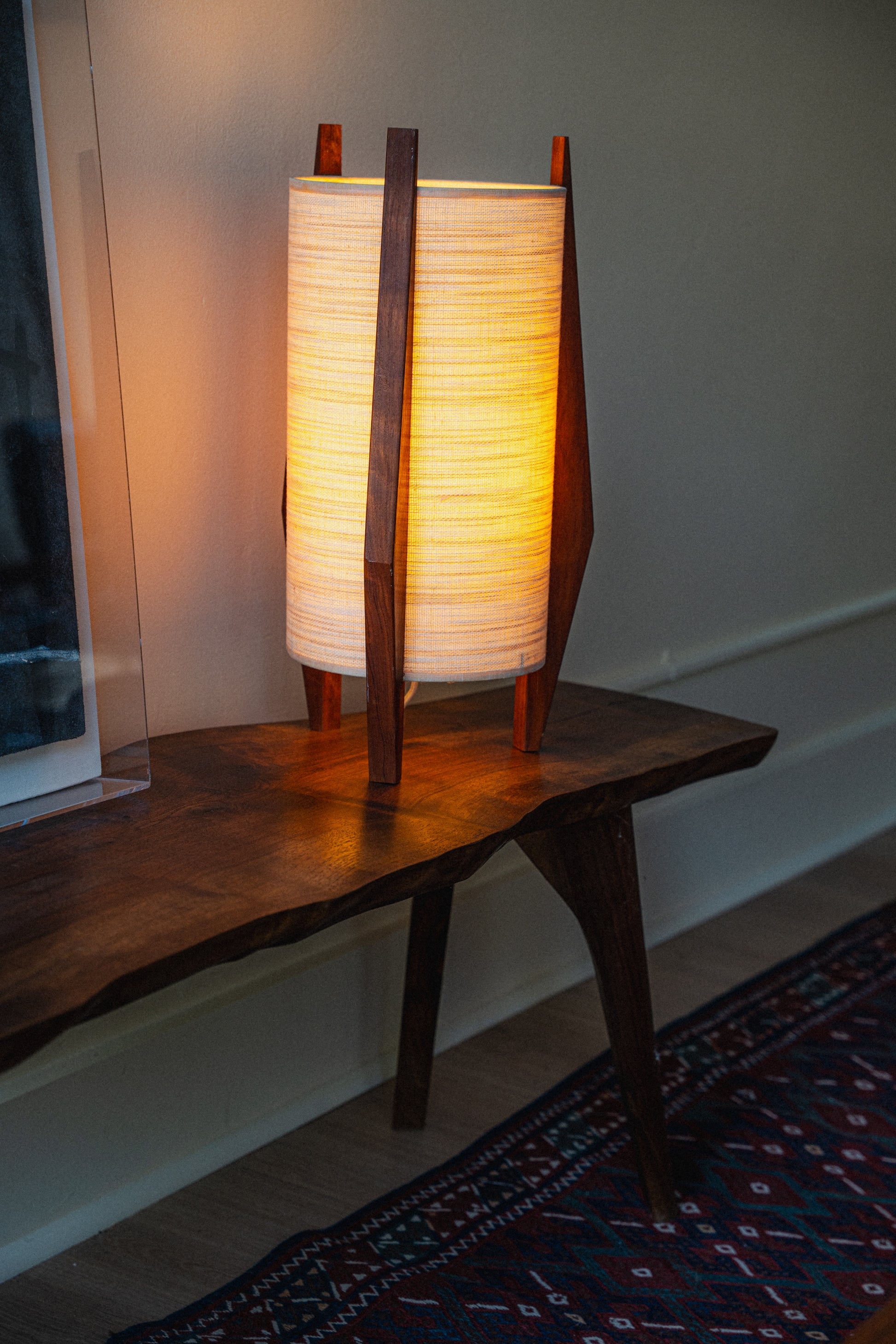 Danish Teak Desk Lamp