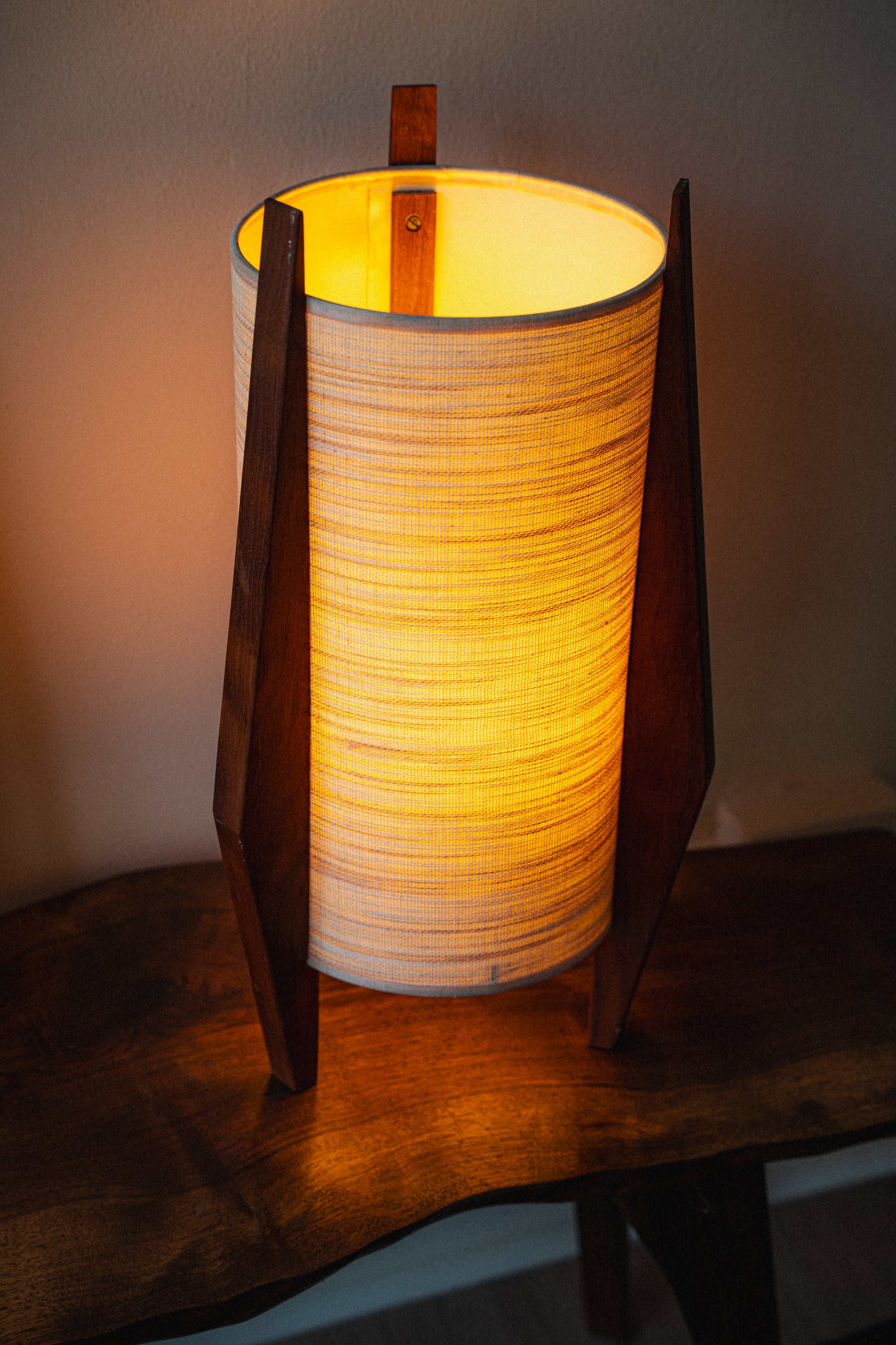 Danish Teak Desk Lamp