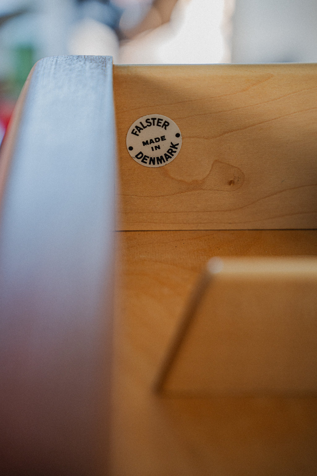 Danish Teak Tambour-Door Dresser by Faltster Møbelfabrik