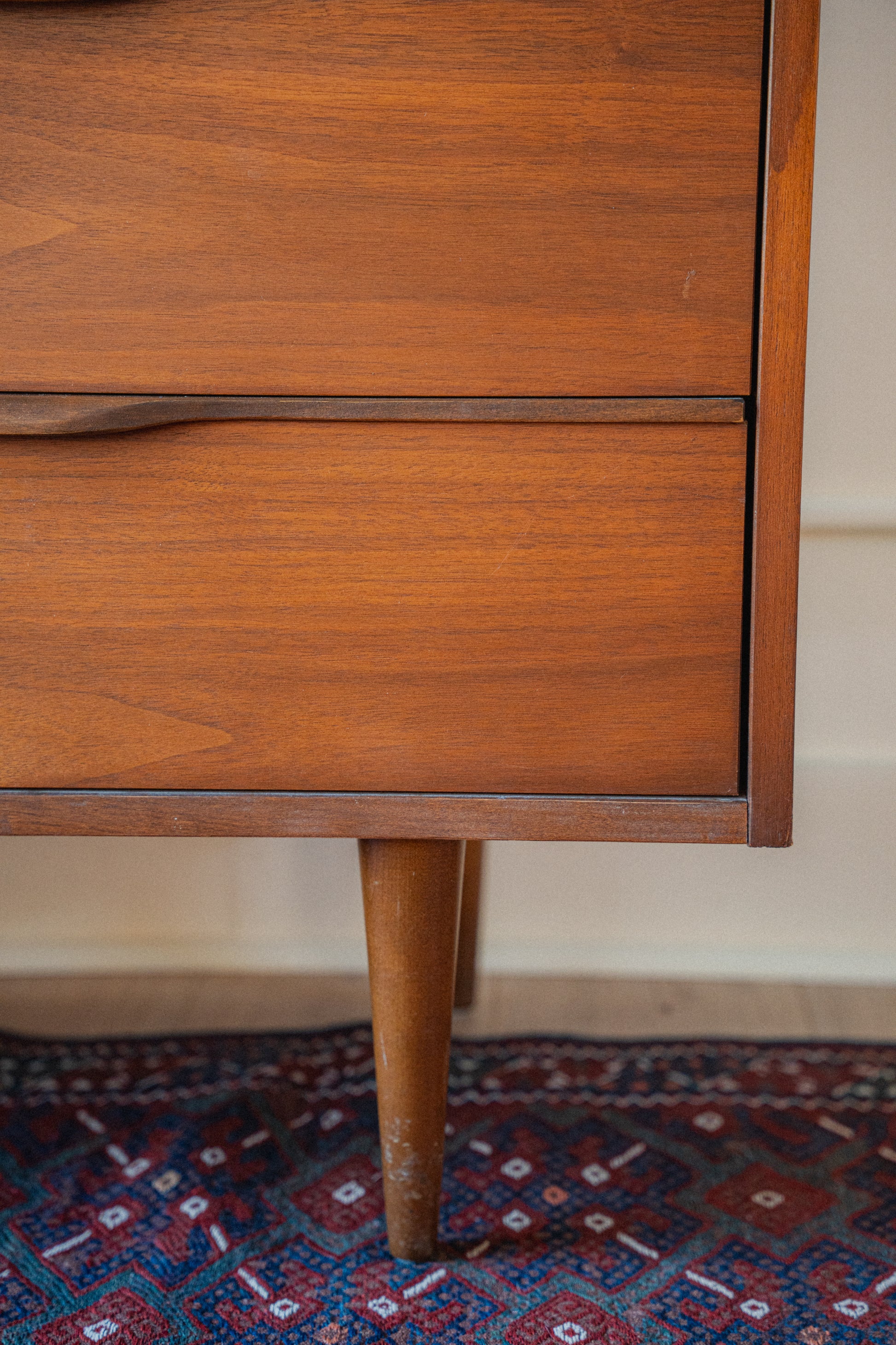 9-Drawer Mid-Century Lowboy Dresser